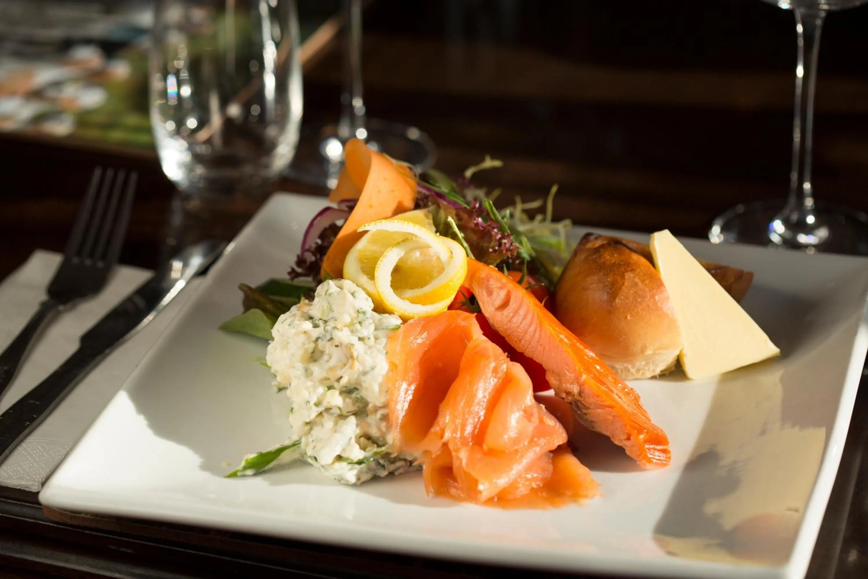 Food close-up in The Horseshoe Country Inn