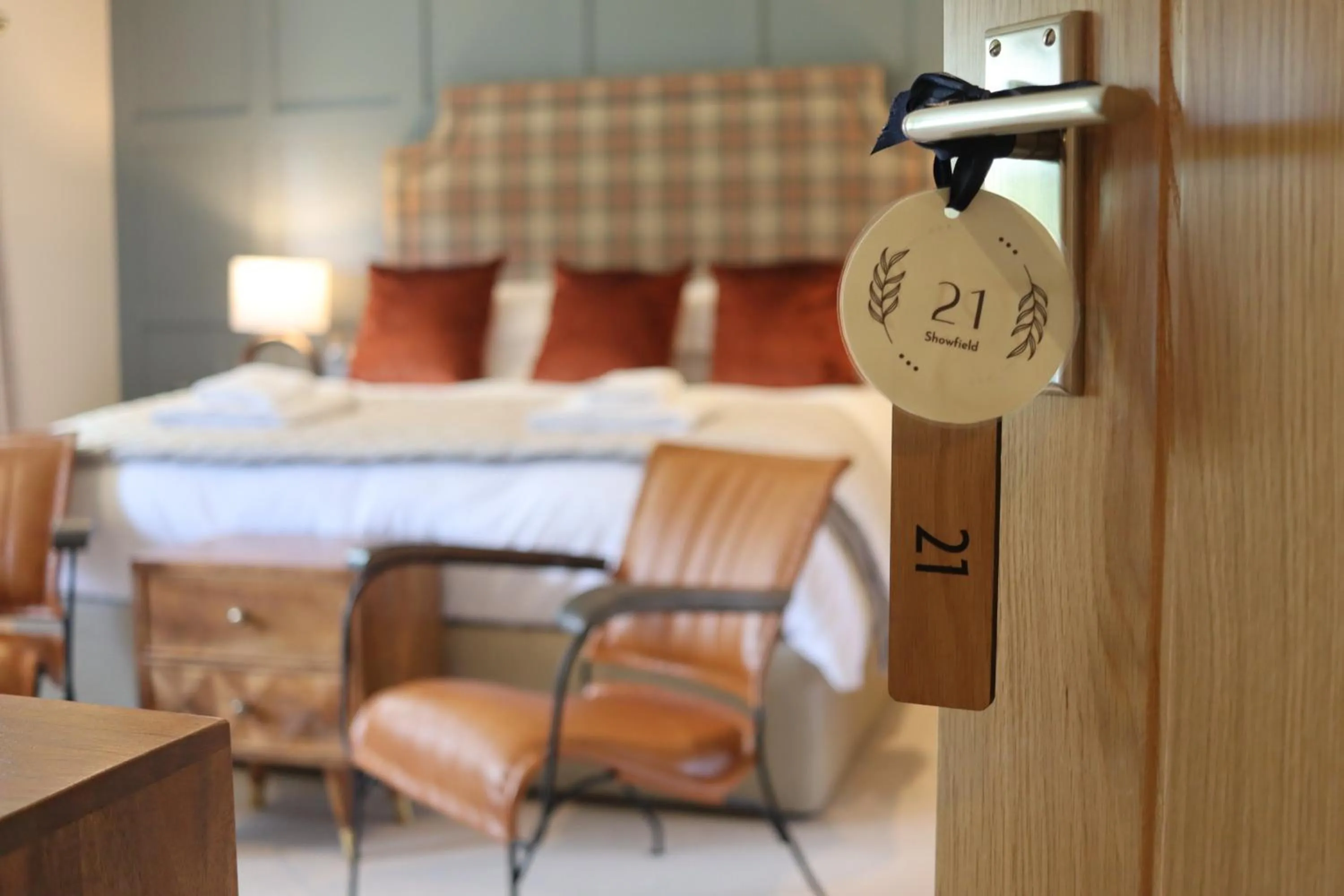 Bed in The Horseshoe Country Inn