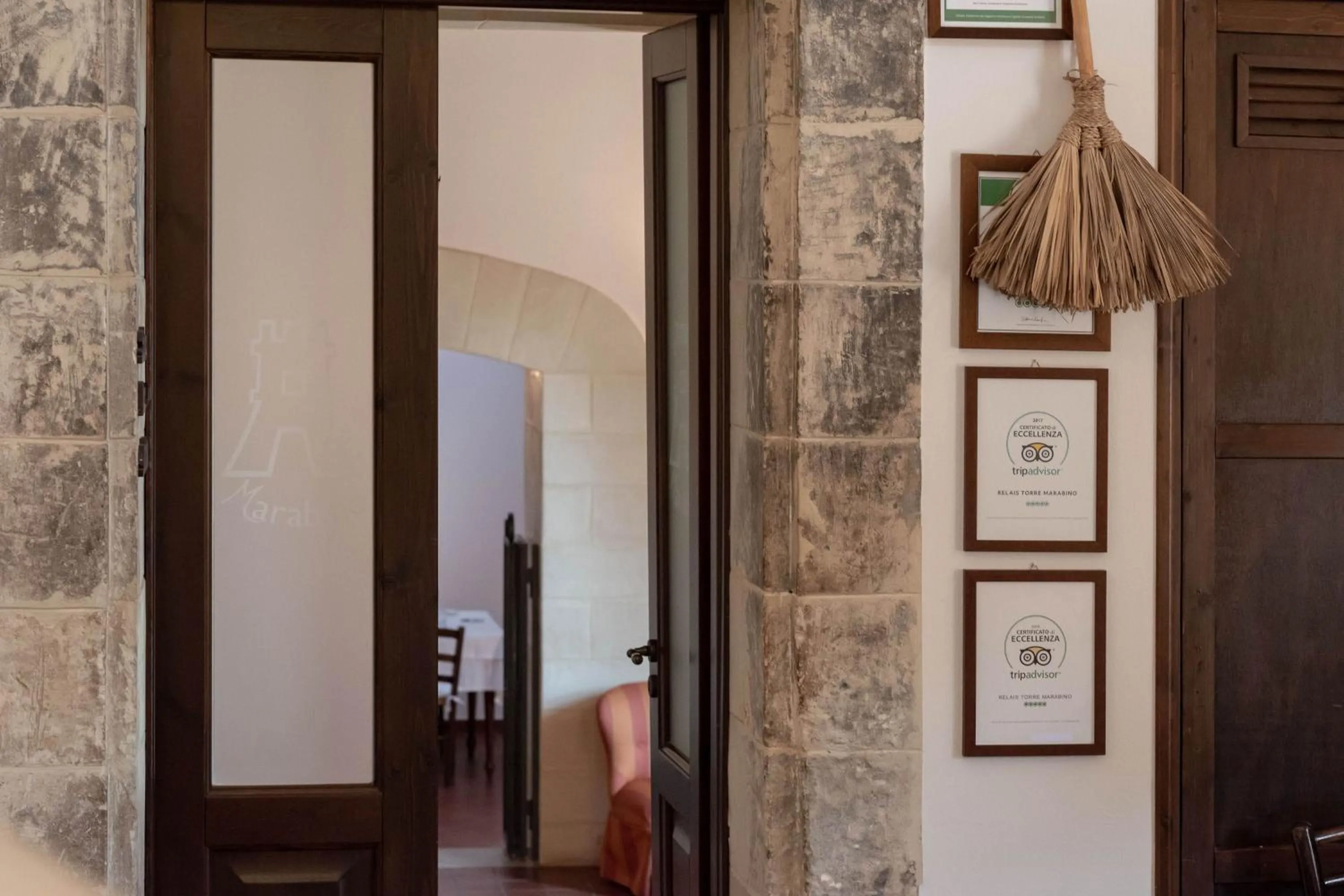 Lobby or reception in Relais Torre Marabino
