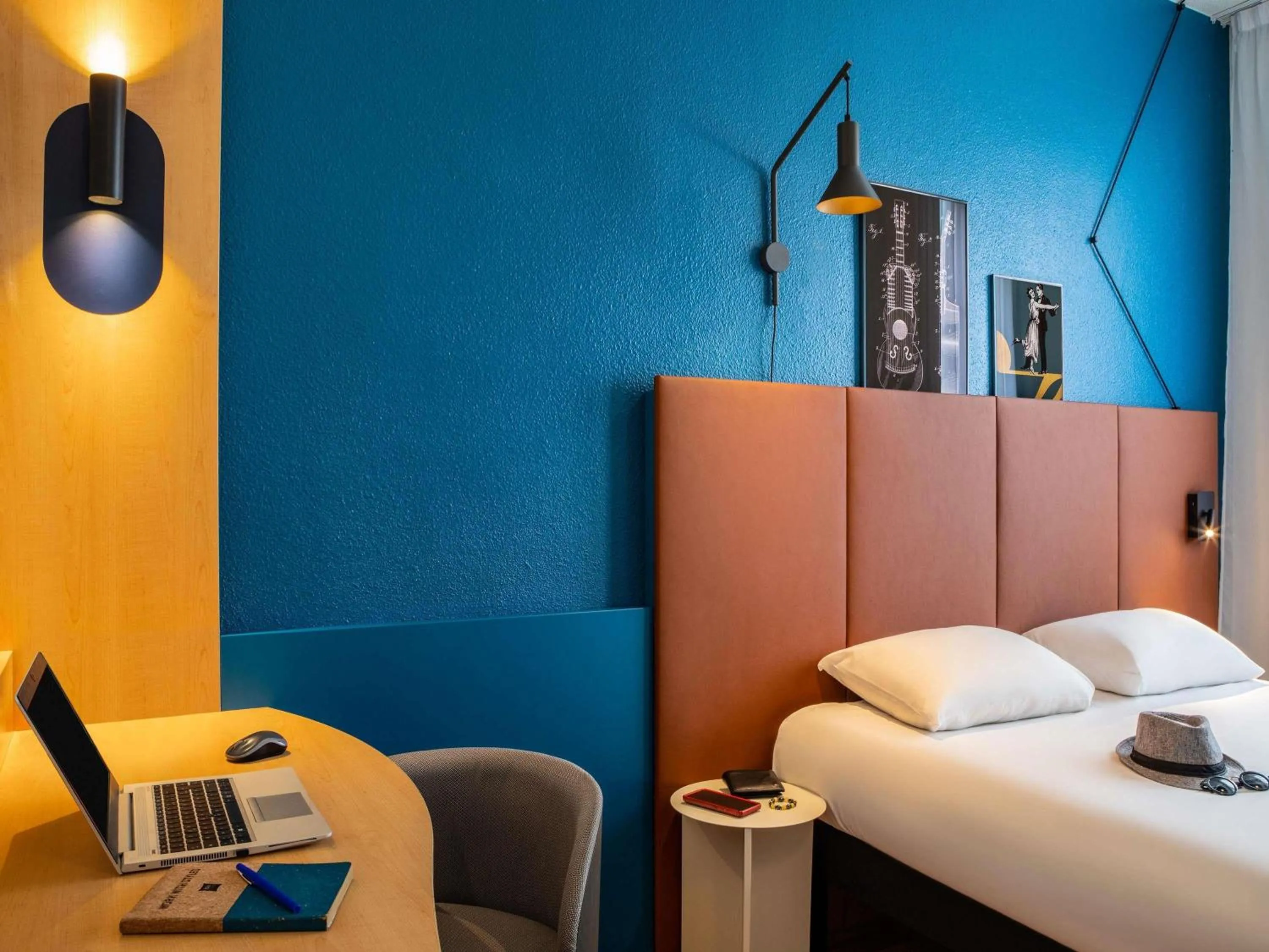 Bedroom, Bed in ibis Paris Ornano Montmartre Nord 18ème