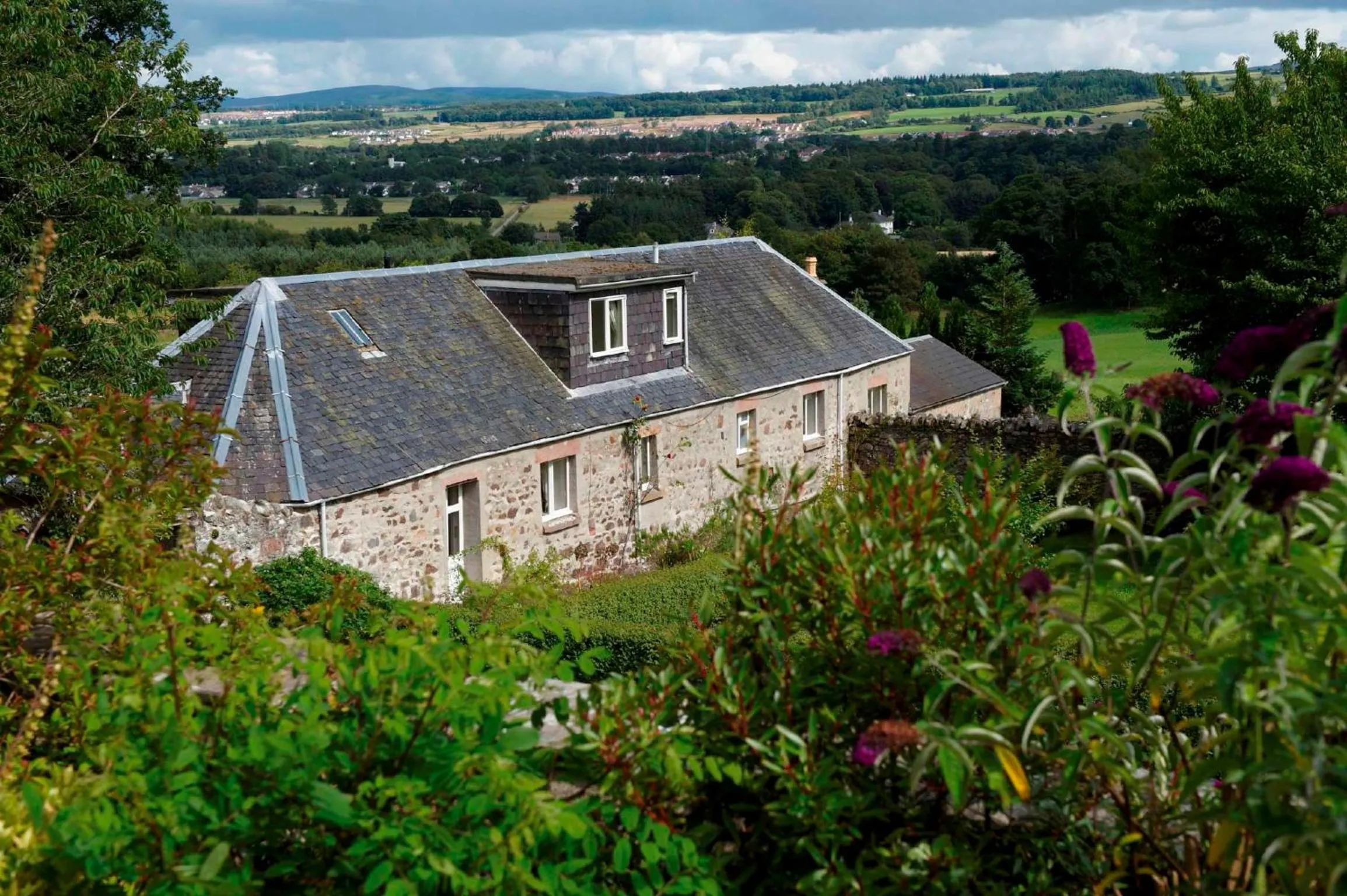 Bird's eye view in Loch Ness Country House Hotel