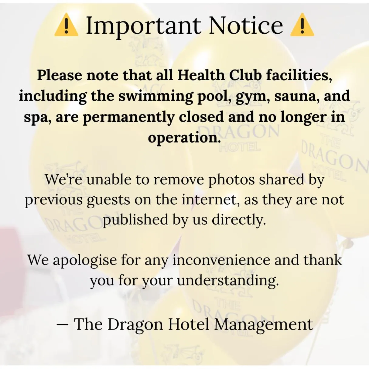 Text overlay in The Dragon Hotel