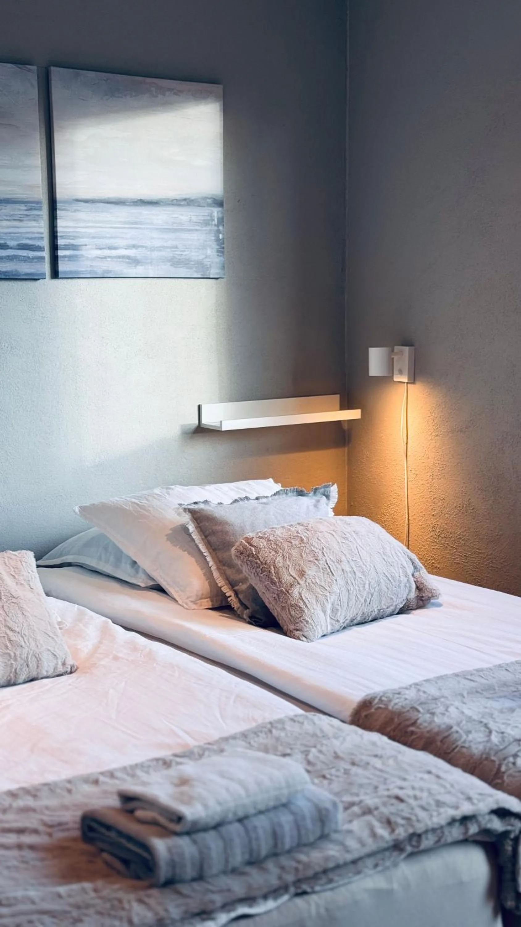 Bed in Jerup Bed & Breakfast