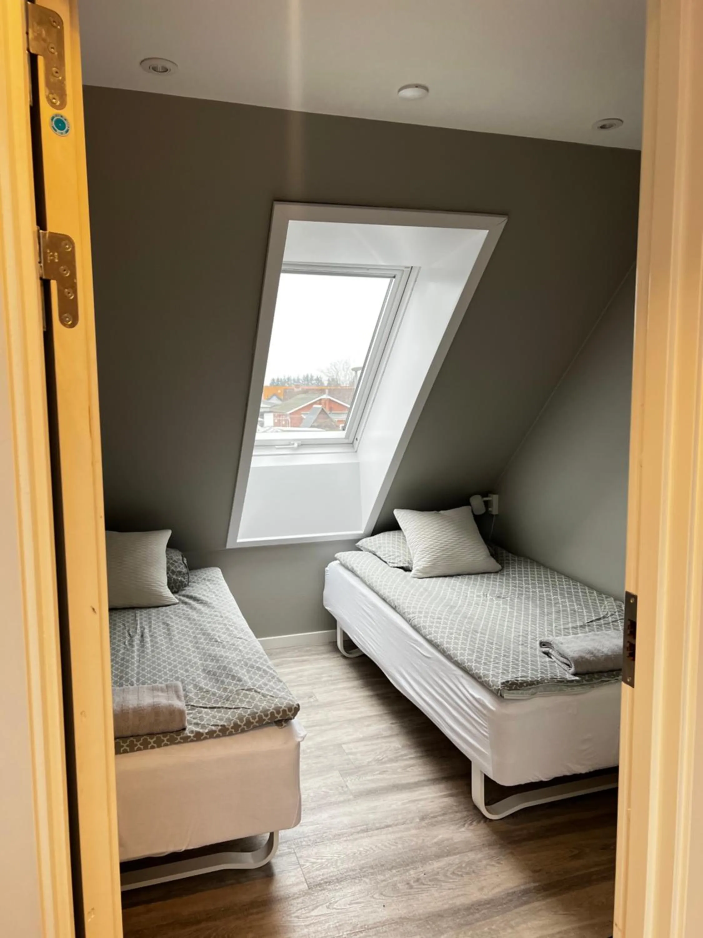 Bed in Jerup Bed & Breakfast