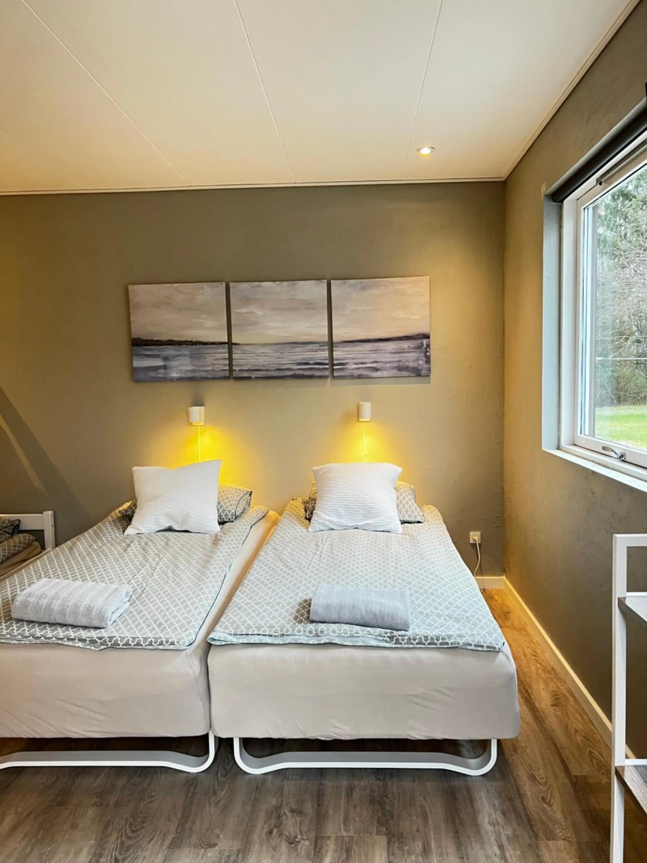 Bed in Jerup Bed & Breakfast