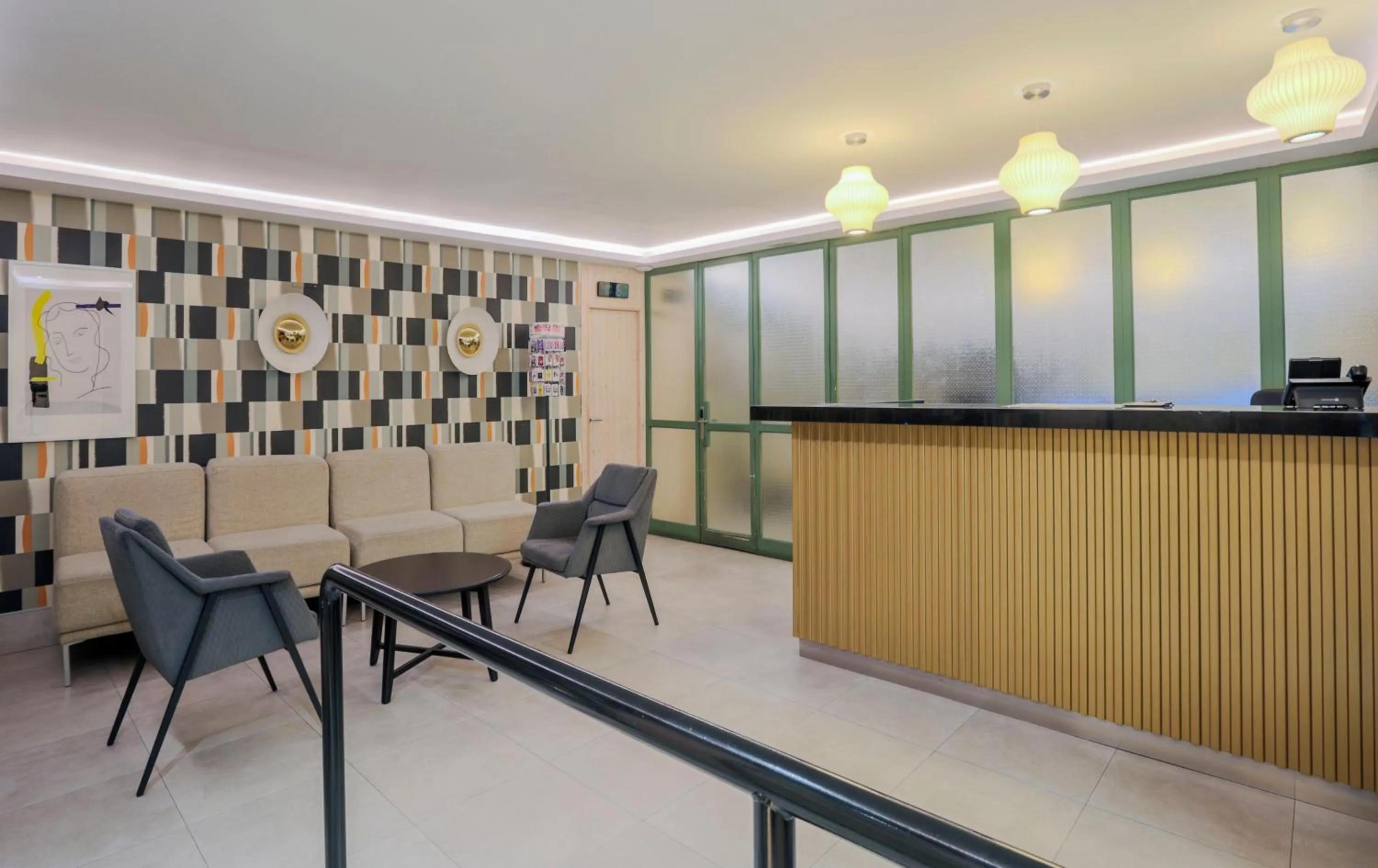 Living room in Hostal Castilla II Puerta del Sol