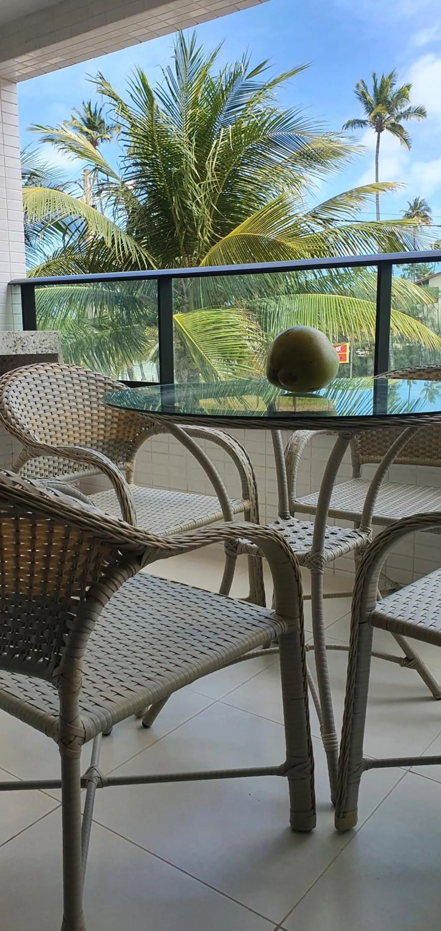 Balcony/Terrace in Luxor Tabatinga Beira Mar