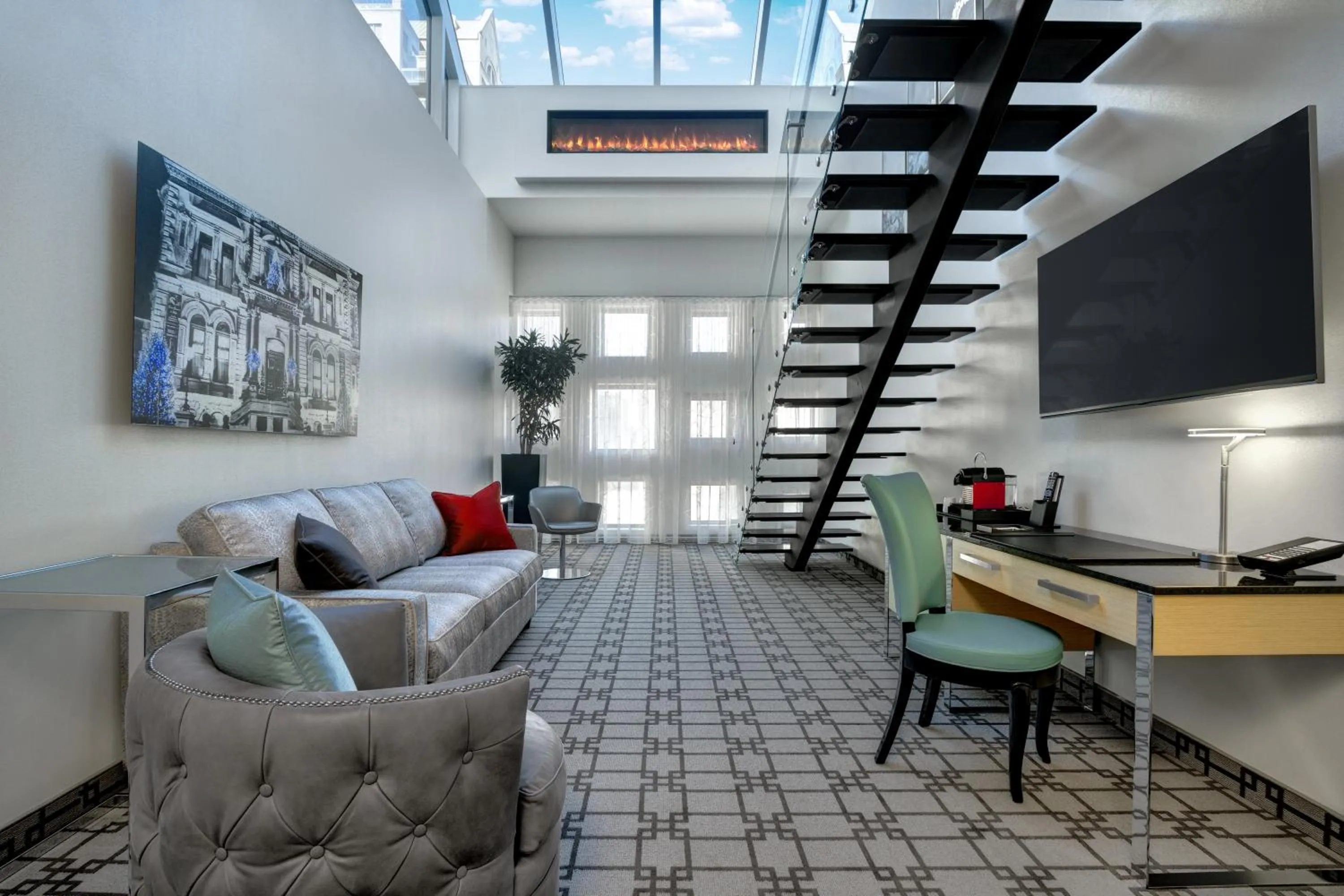 Living room in Le Mount Stephen