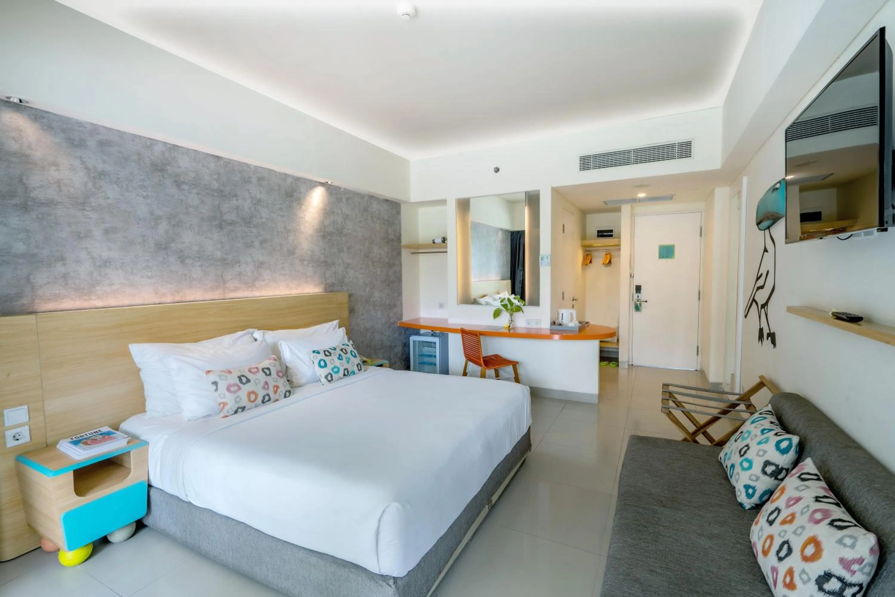 Bed in Tijili Hotel Benoa