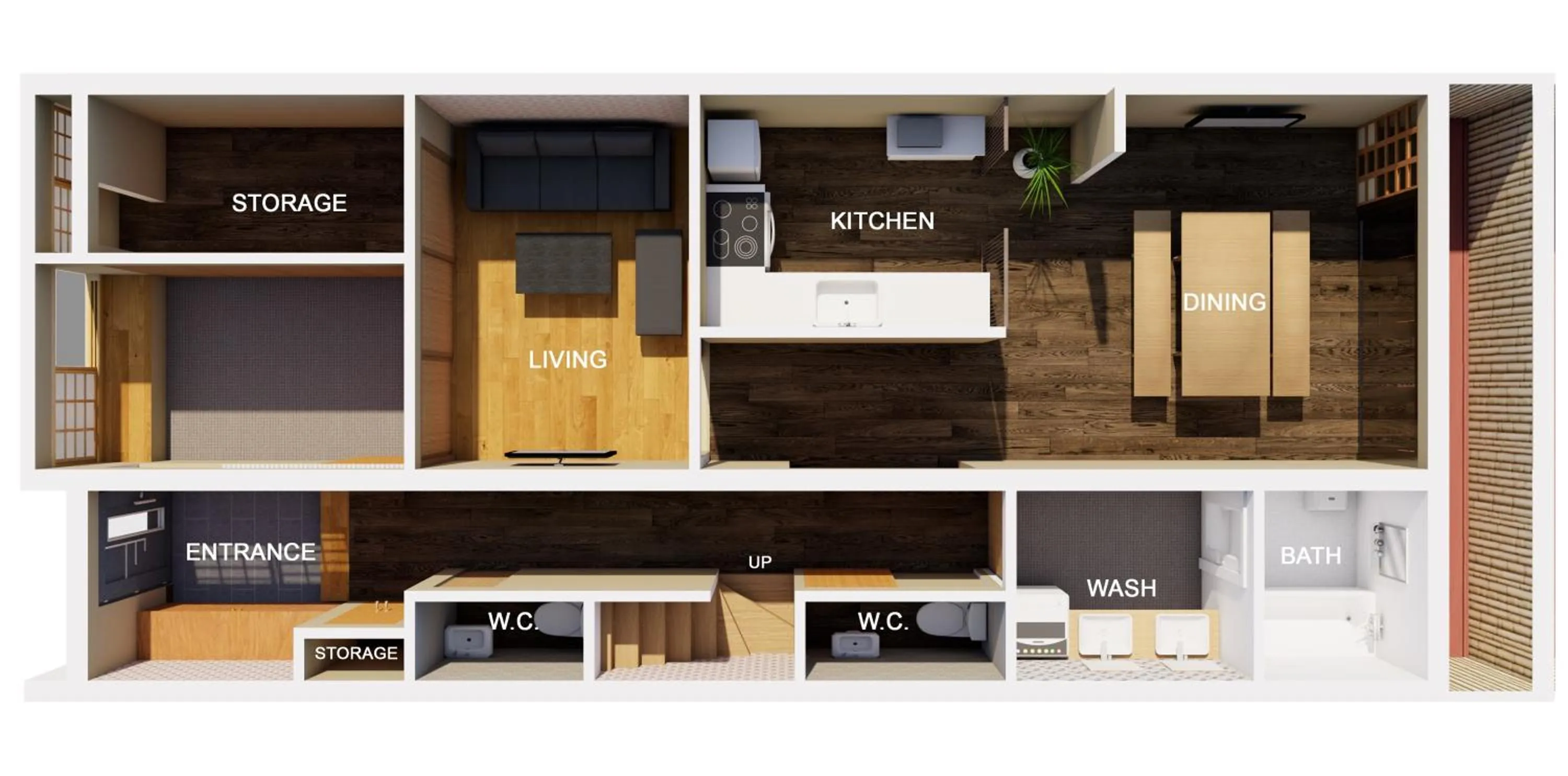 Floor plan in Shiki Homes SHINJIN