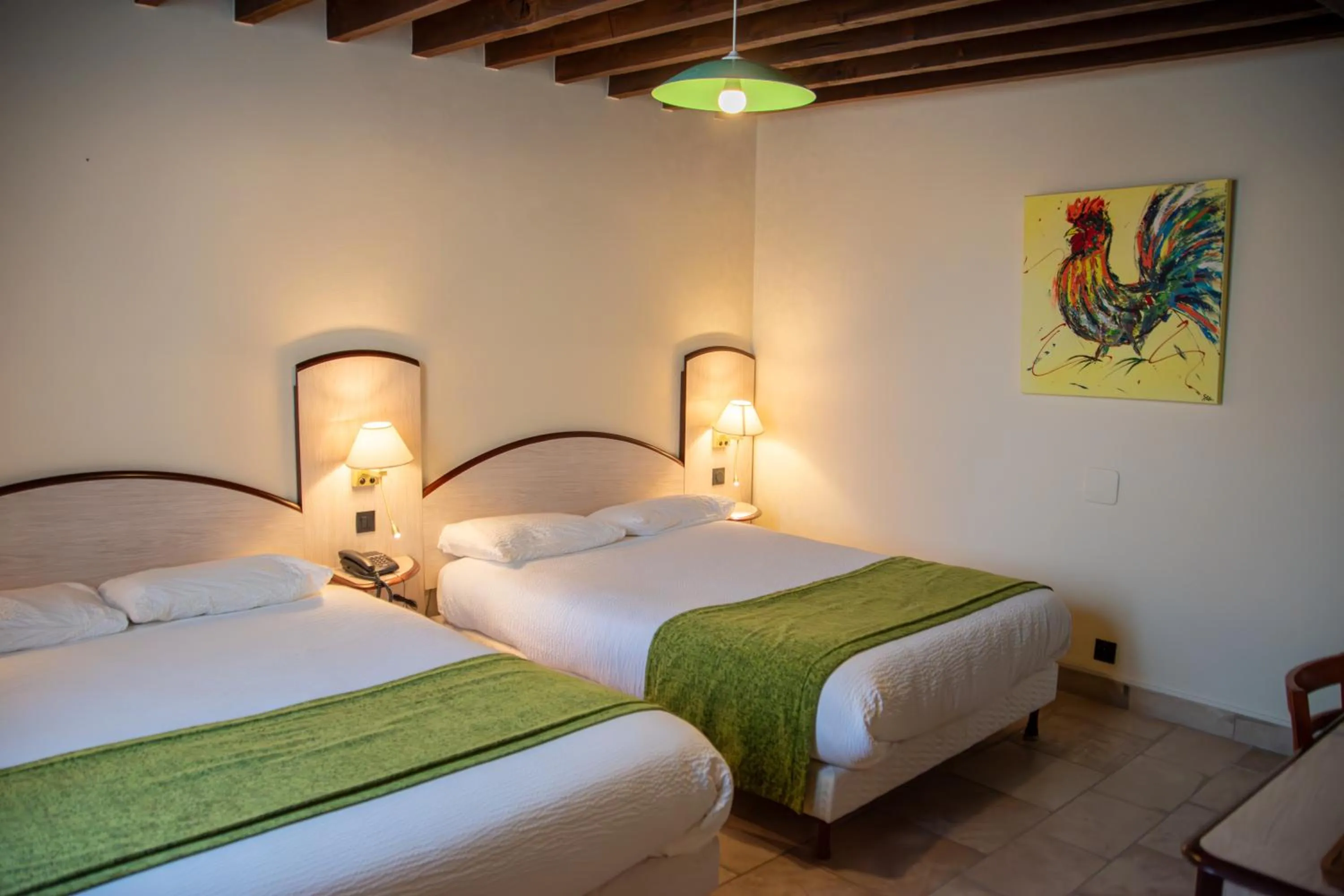 Bedroom, Bed in Logis Le Tadorne