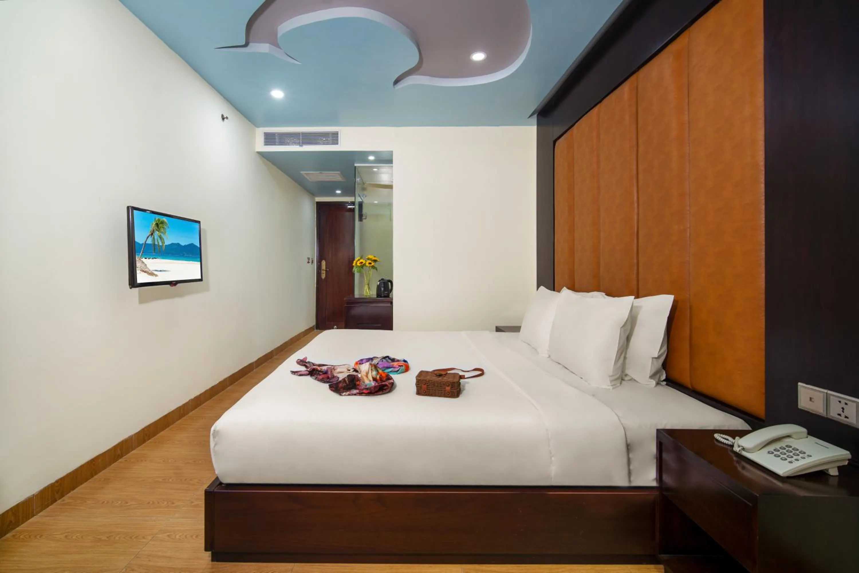 Bed in ANFADA Hotel Danang