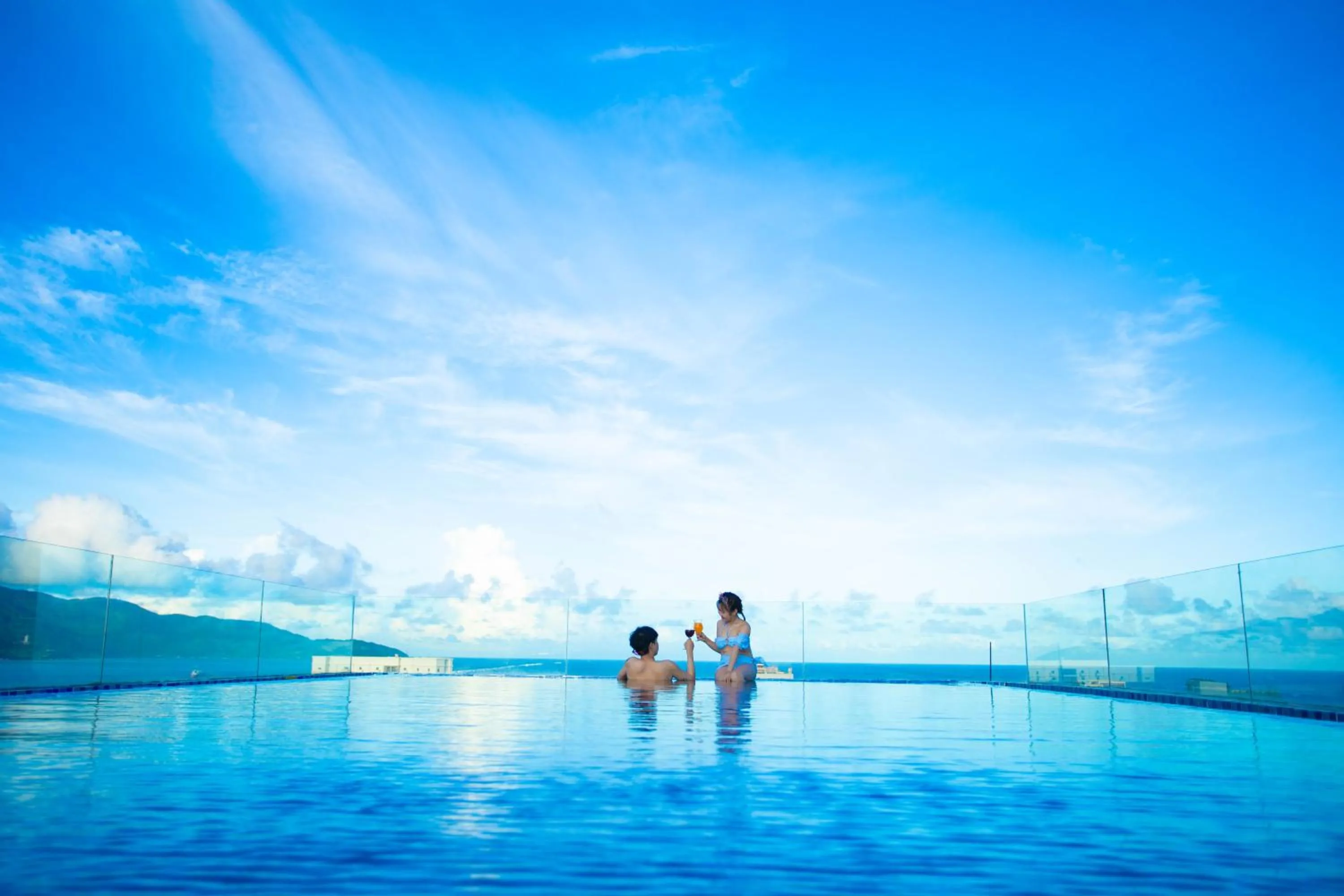 Swimming pool in ANFADA Hotel Danang