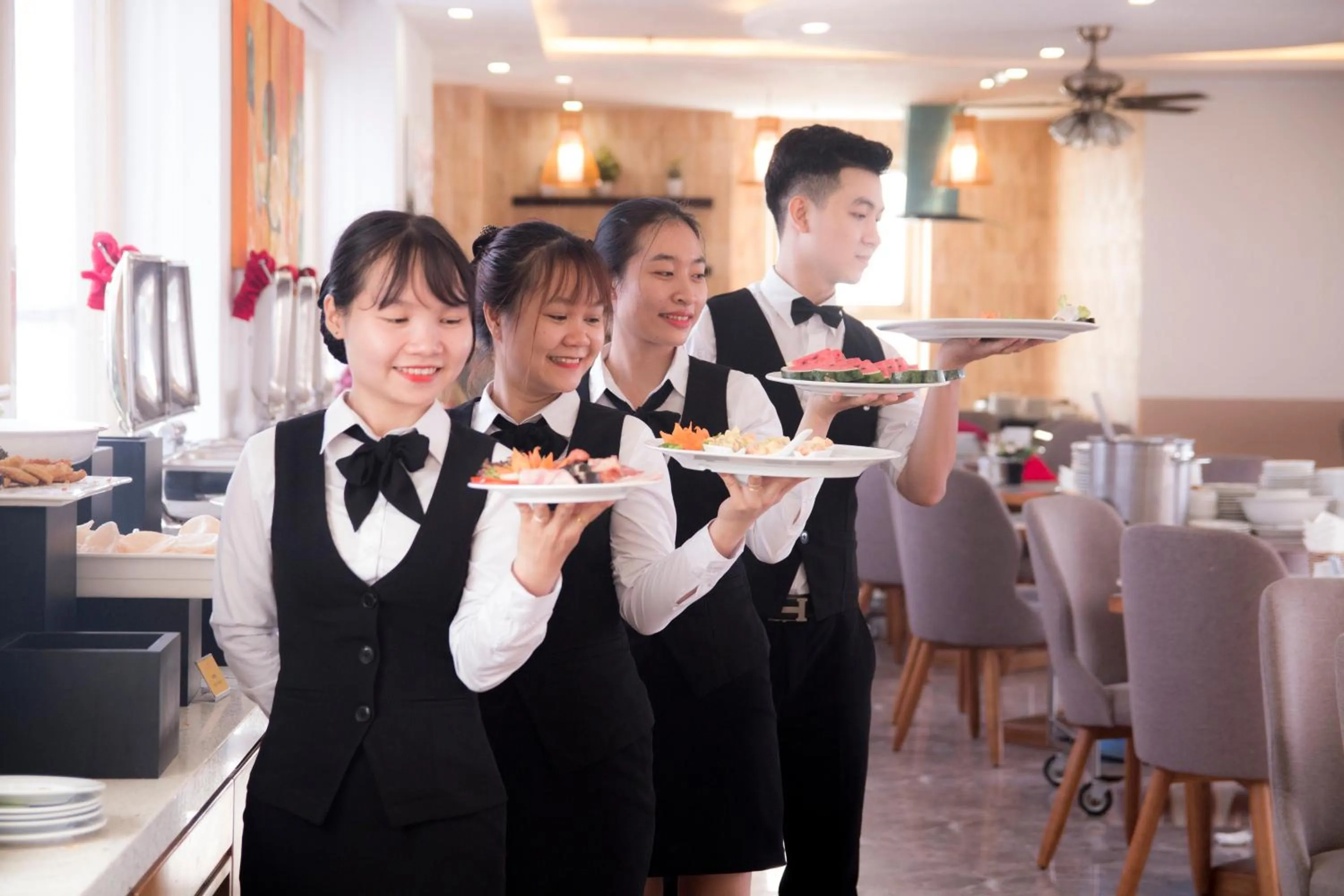 Staff in ANFADA Hotel Danang