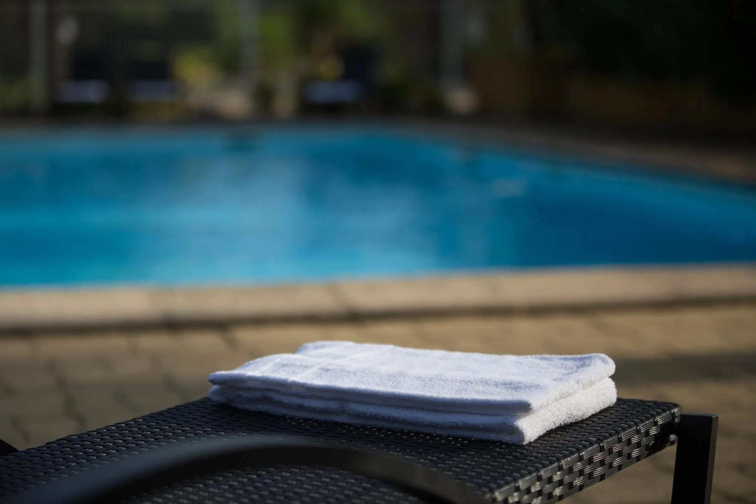 Swimming pool in Logis Hôtel Restaurant Solenca