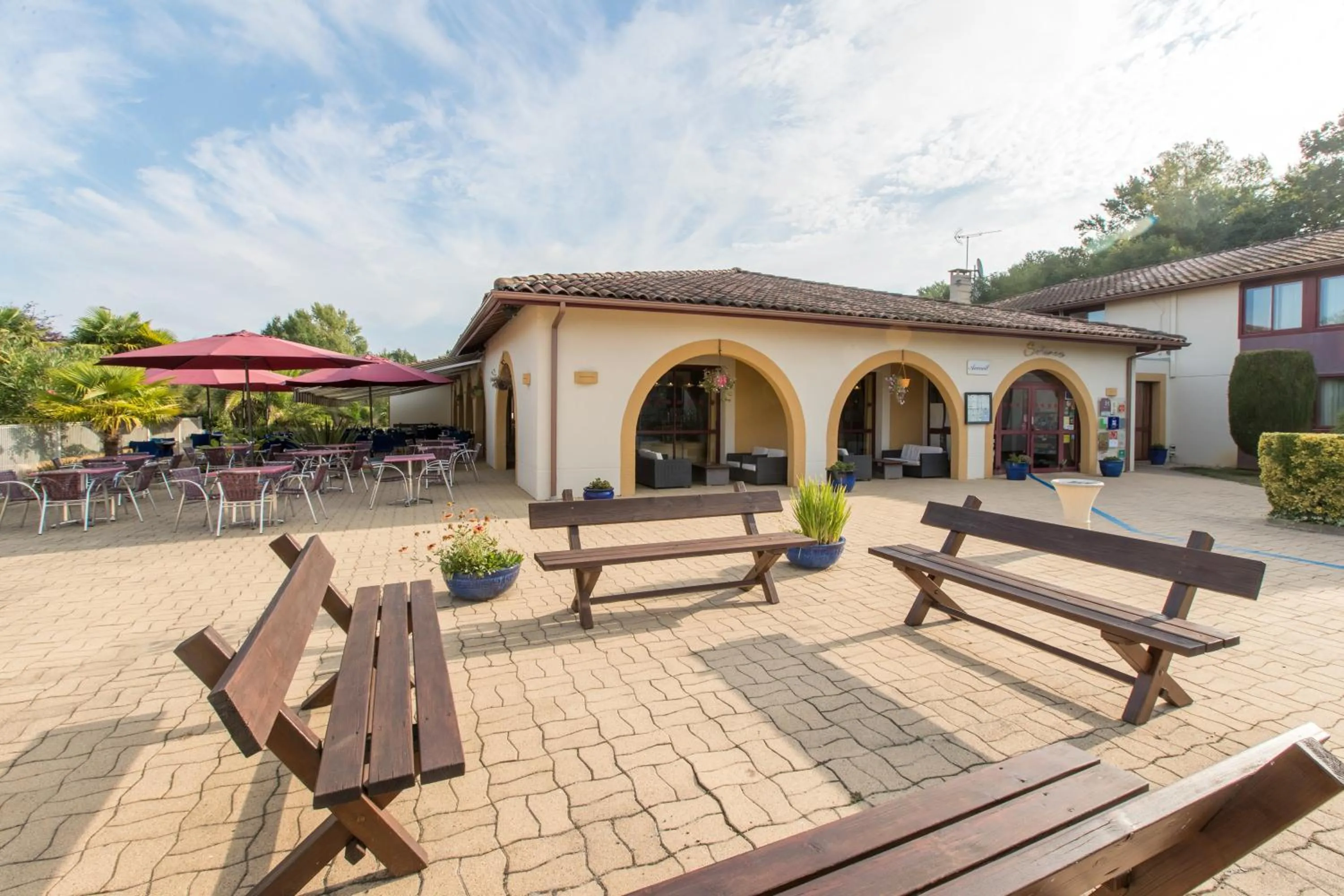 Property building in Logis Hôtel Restaurant Solenca