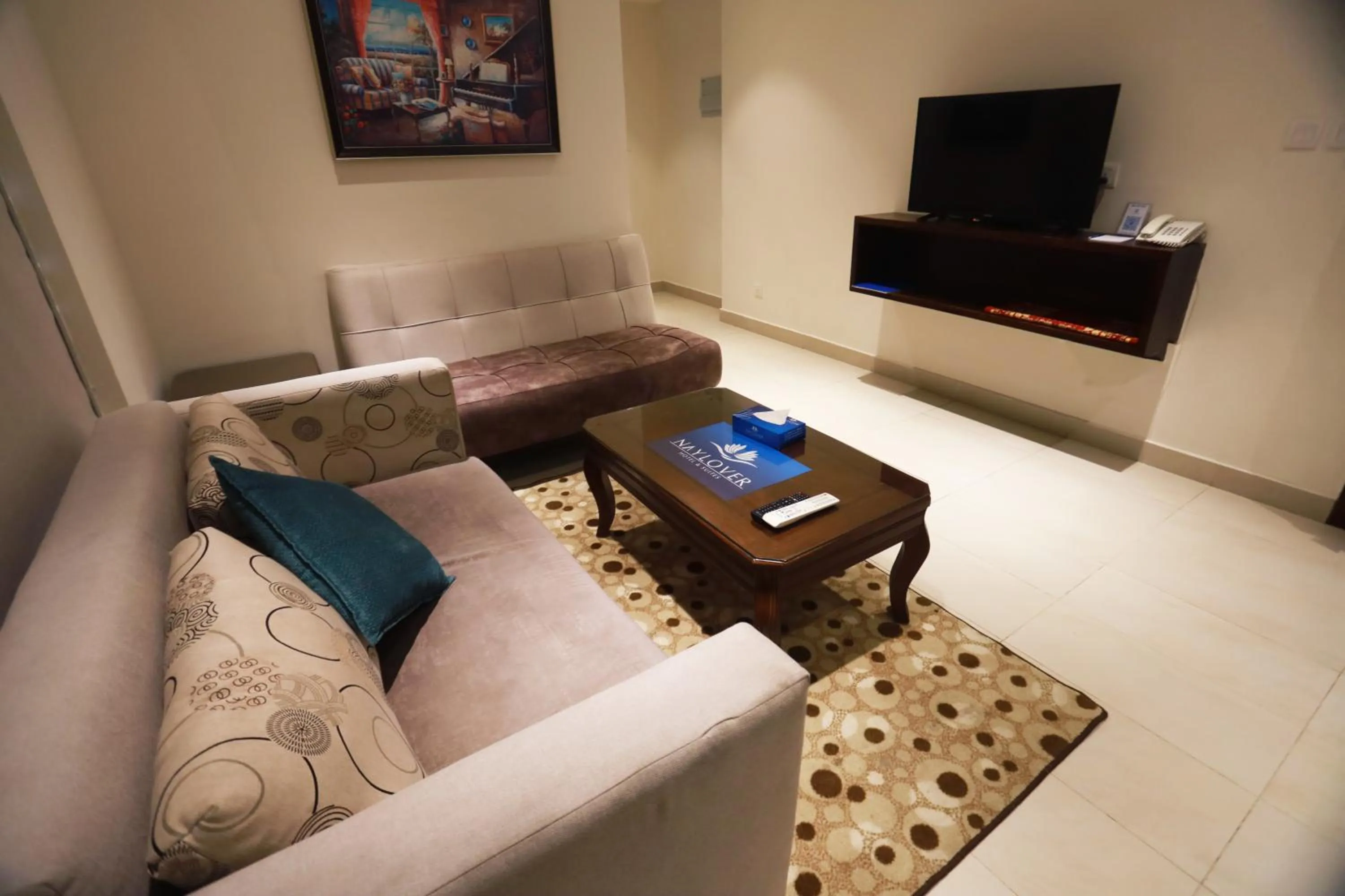 Living room in Naylover Hotel Suites