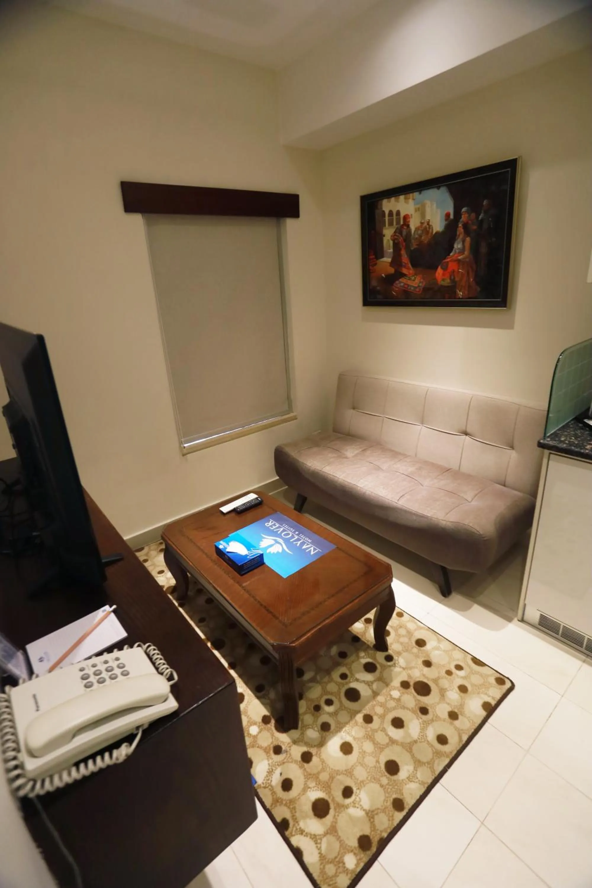 Seating area in Naylover Hotel Suites