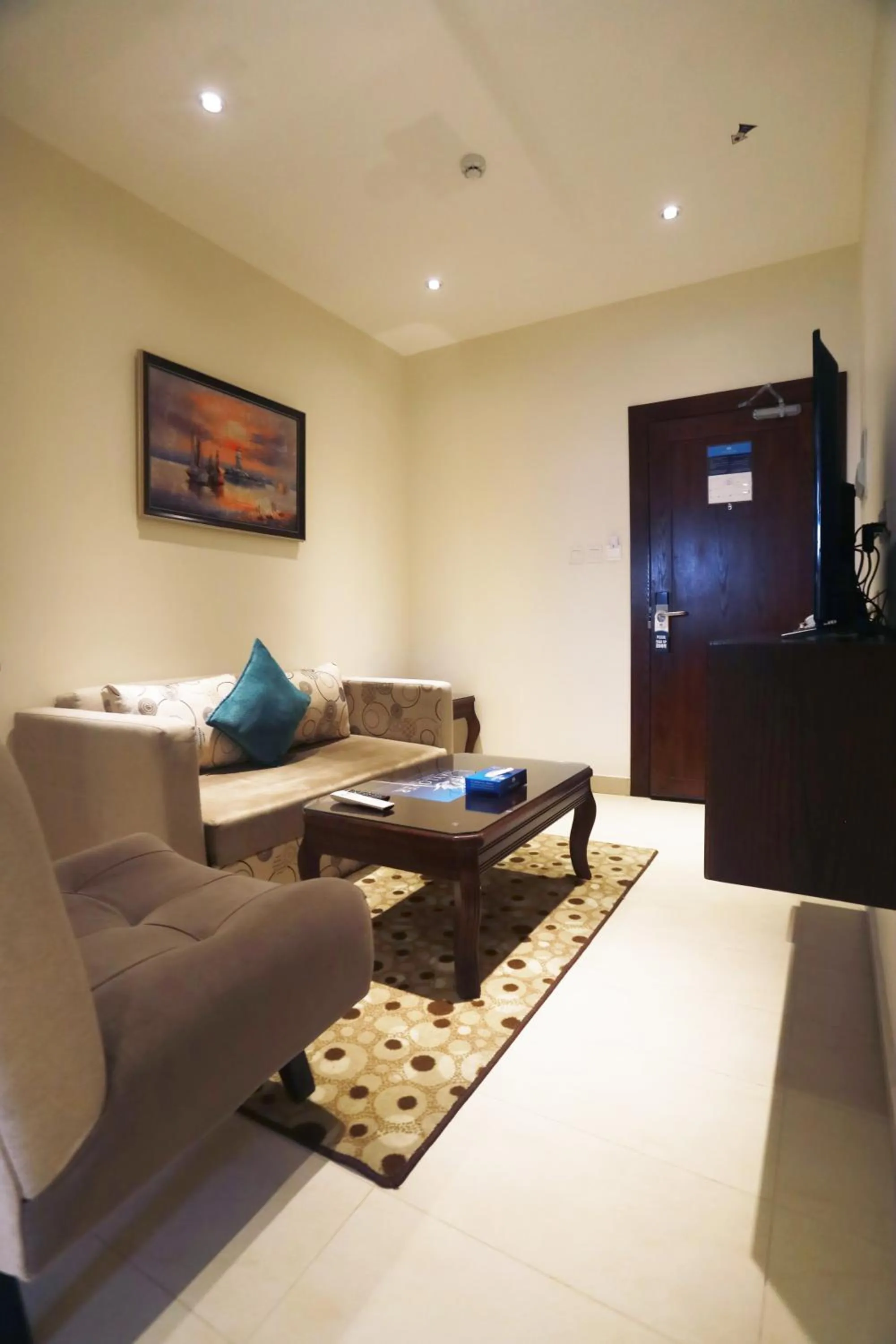 Seating area in Naylover Hotel Suites