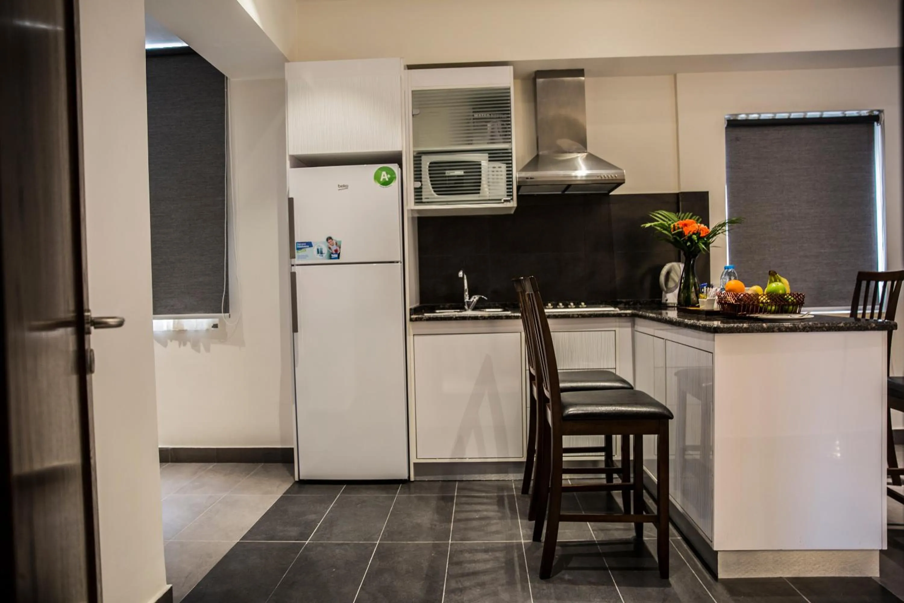 Kitchen or kitchenette in Naylover Hotel Suites