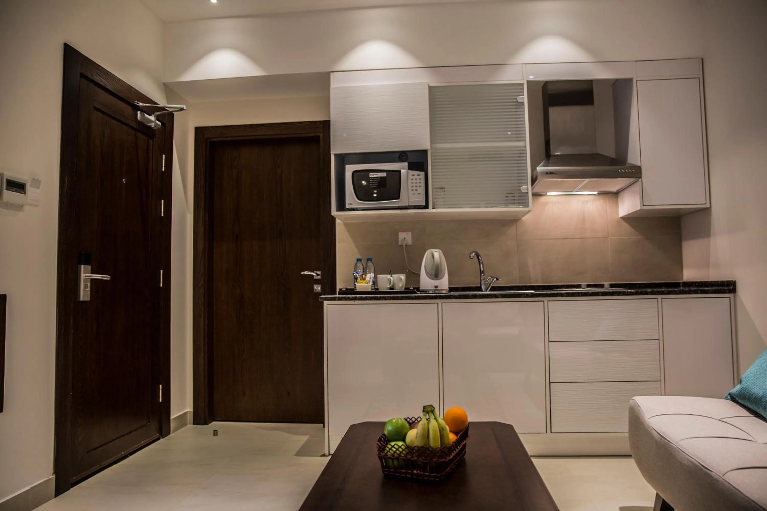 Kitchen or kitchenette in Naylover Hotel Suites