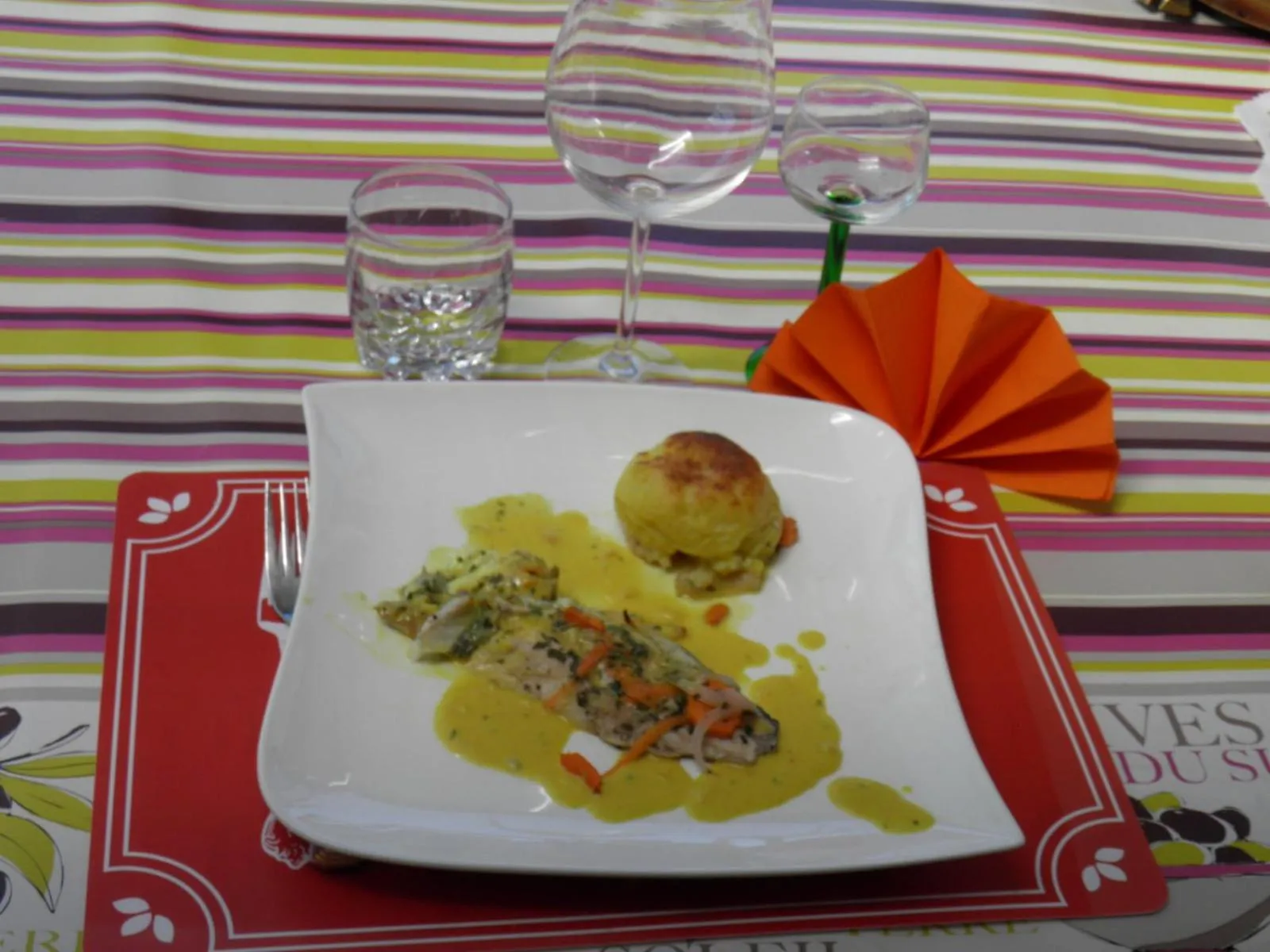 Food close-up in Le Belvue