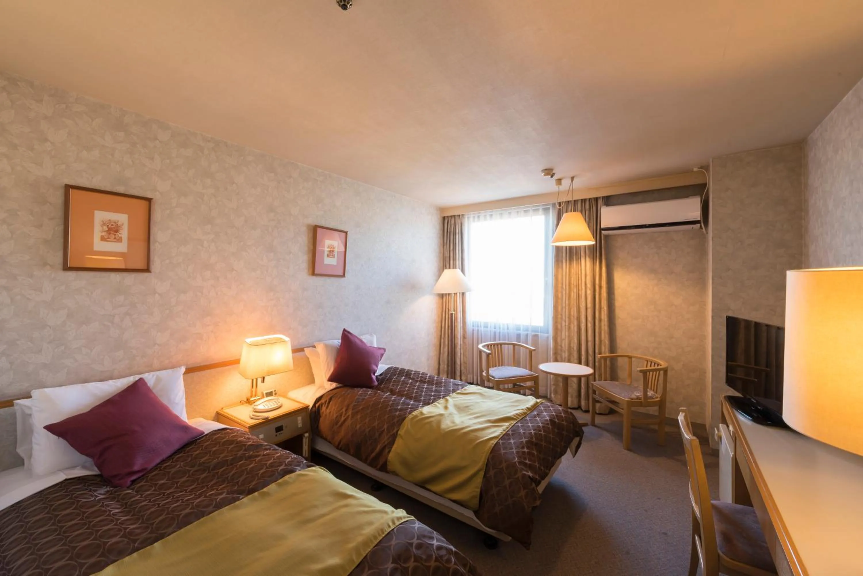 Bed in Sky Hotel Uozu