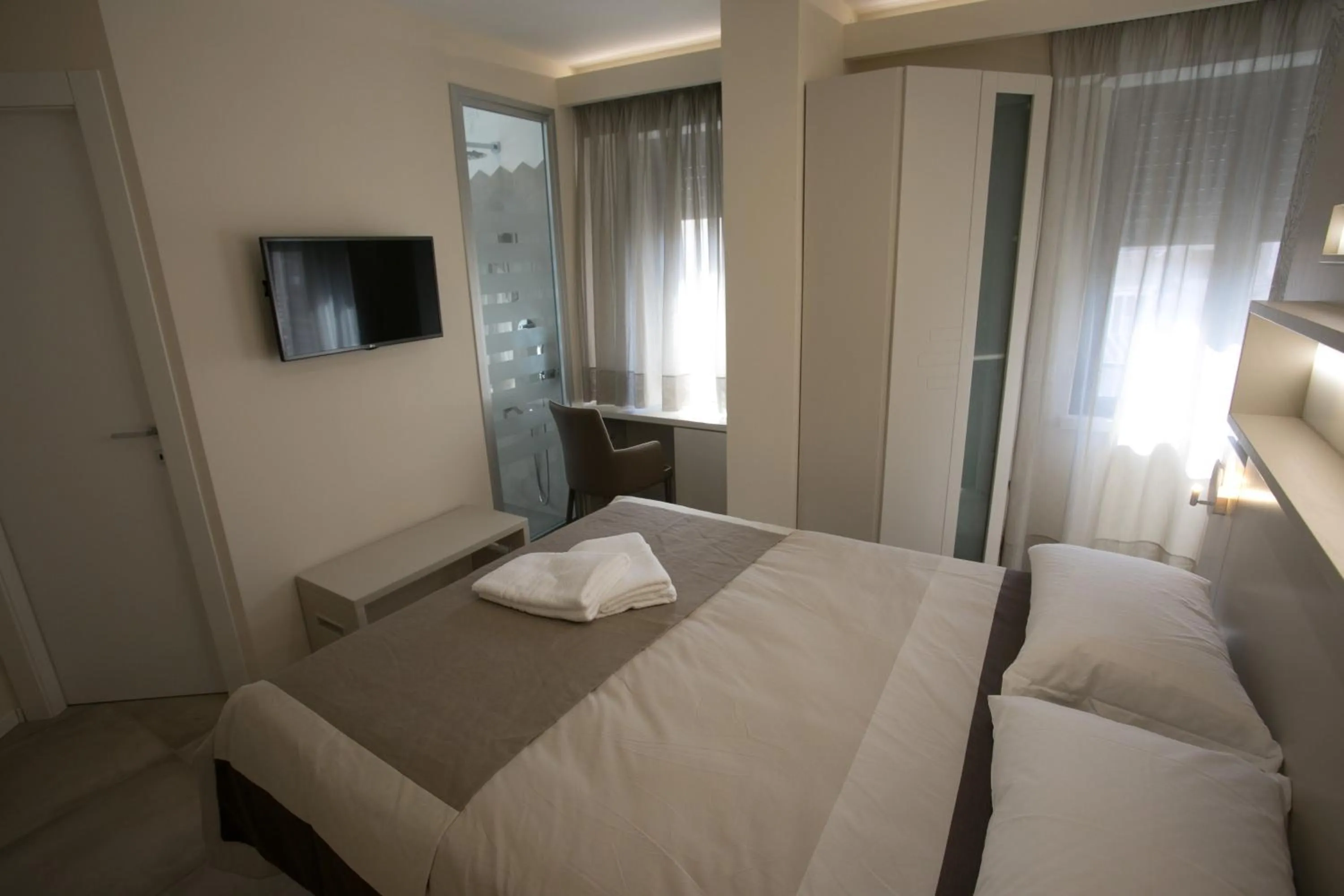 View (from property/room), Bed in B&B Chez Moi