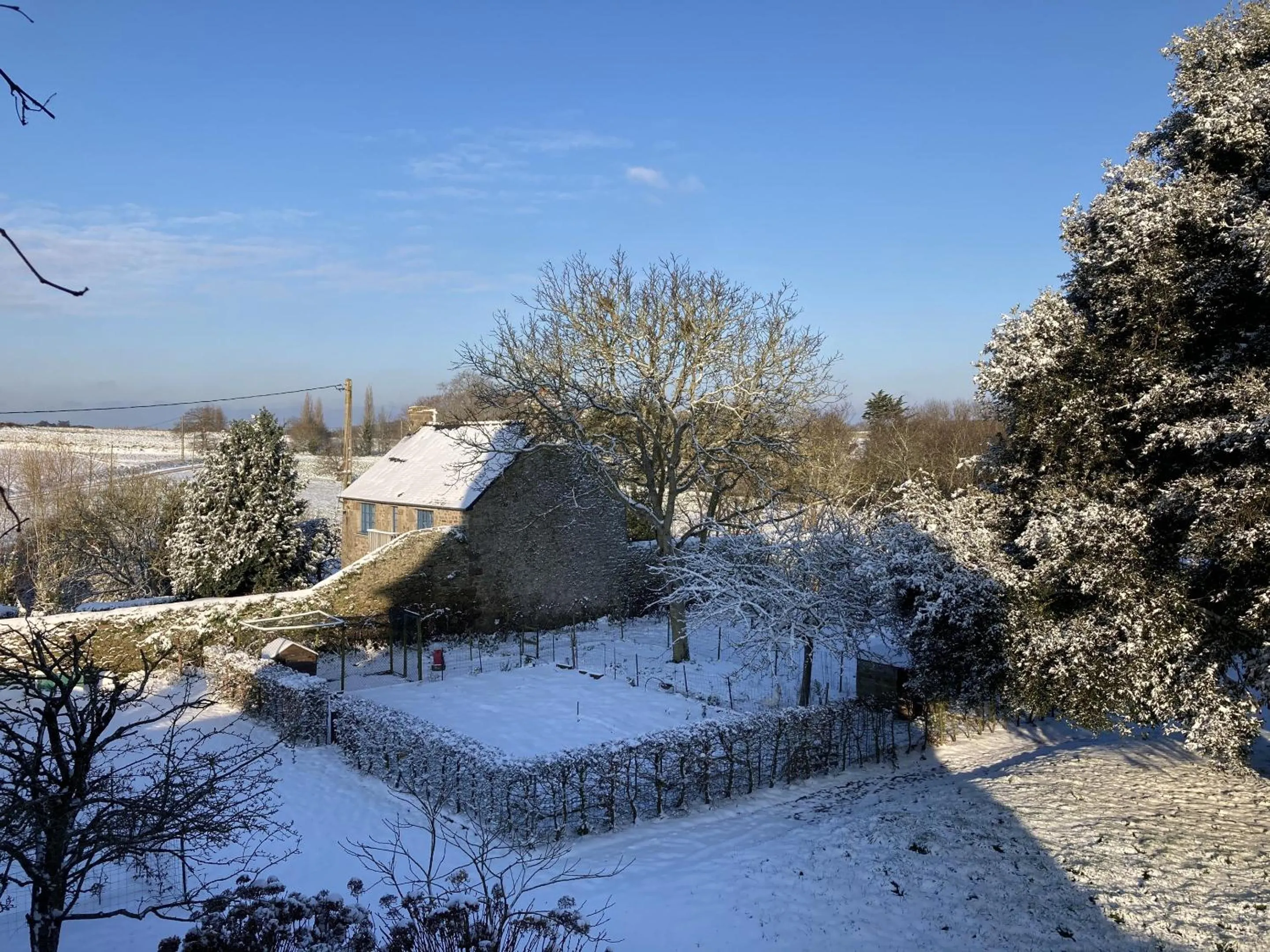 Natural landscape in La Petite Ville Aze