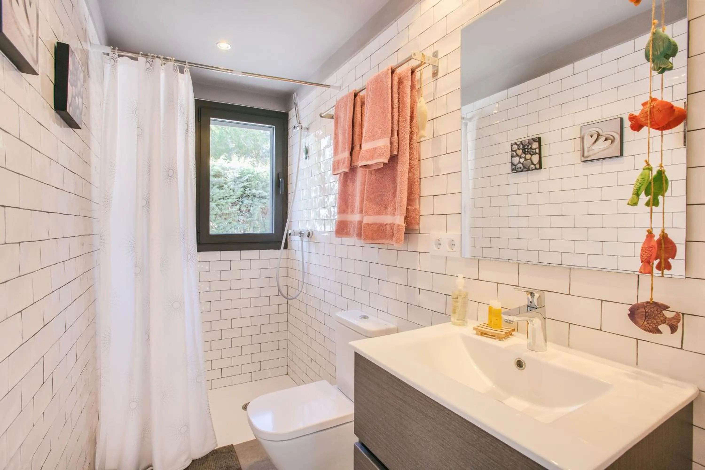 Shower in Flateli Montjuïc