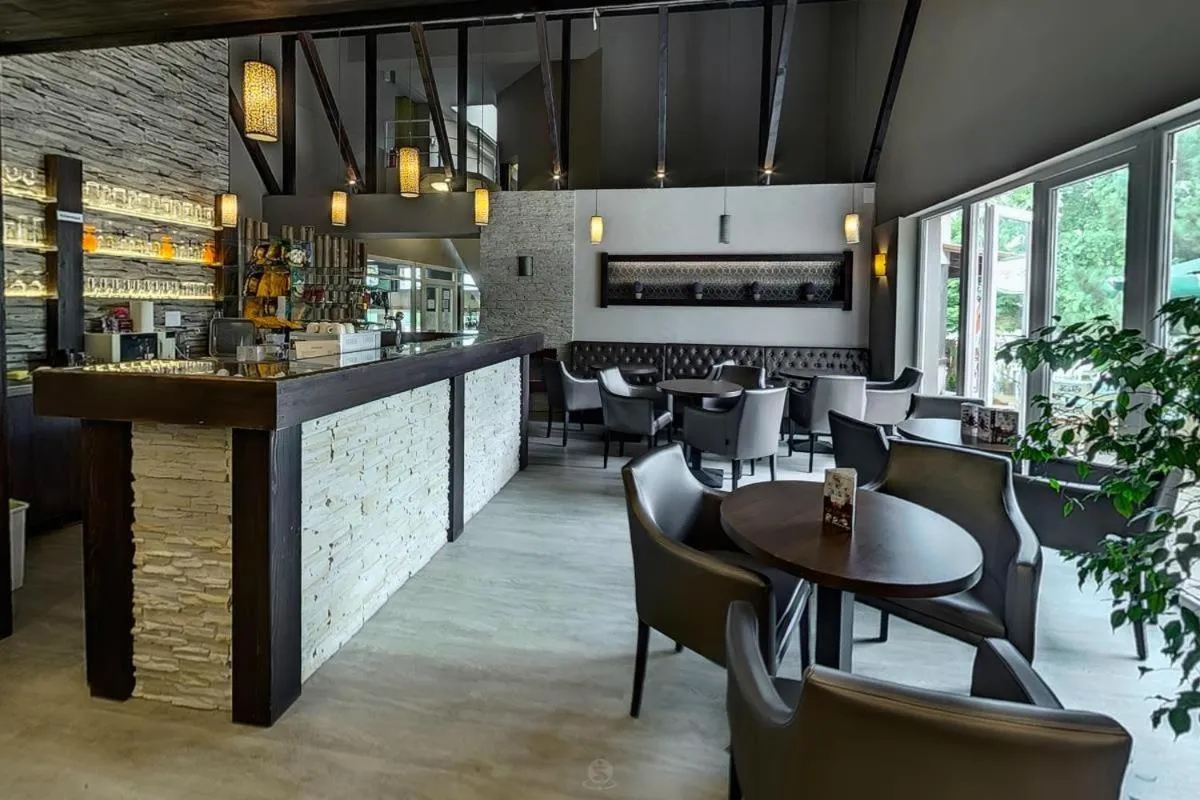 Lounge or bar in Oázis Wellness Panzio