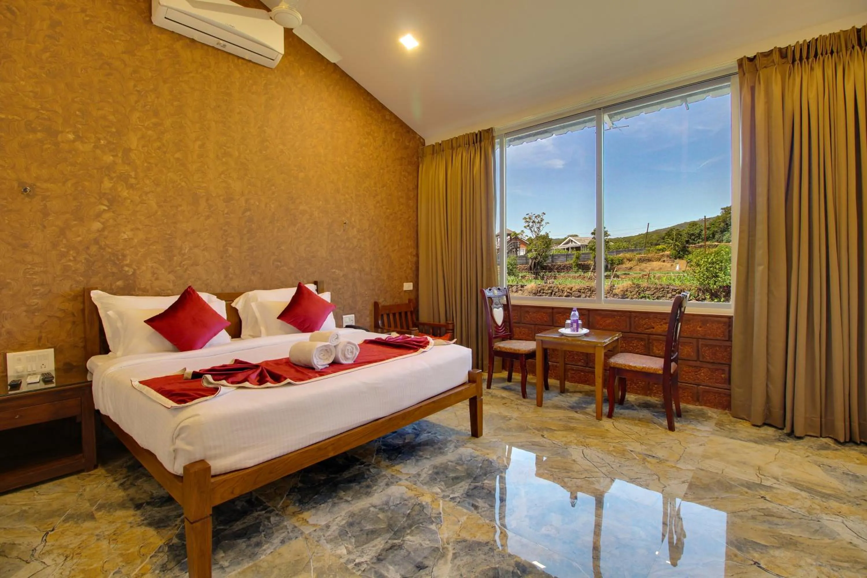 Bed in Forest County Resort Mahabaleshwar