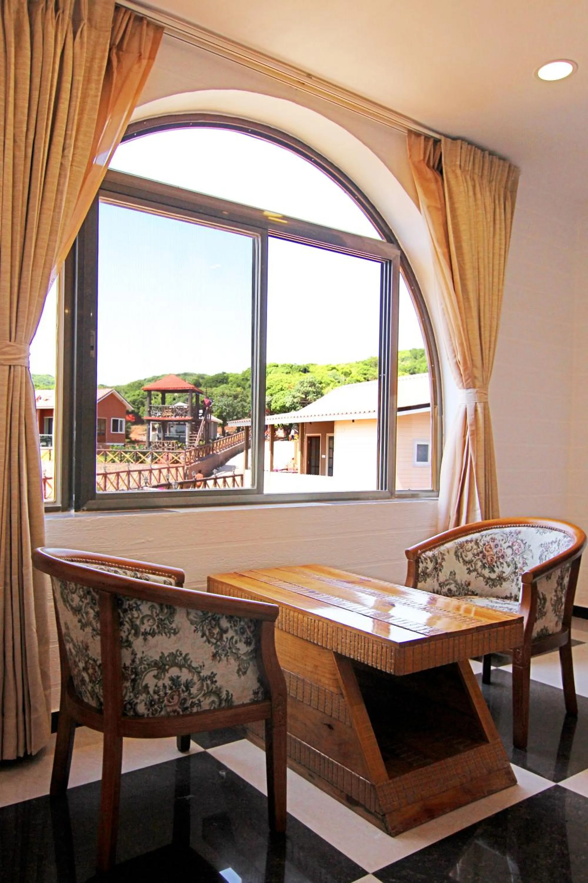 Seating area in Forest County Resort Mahabaleshwar