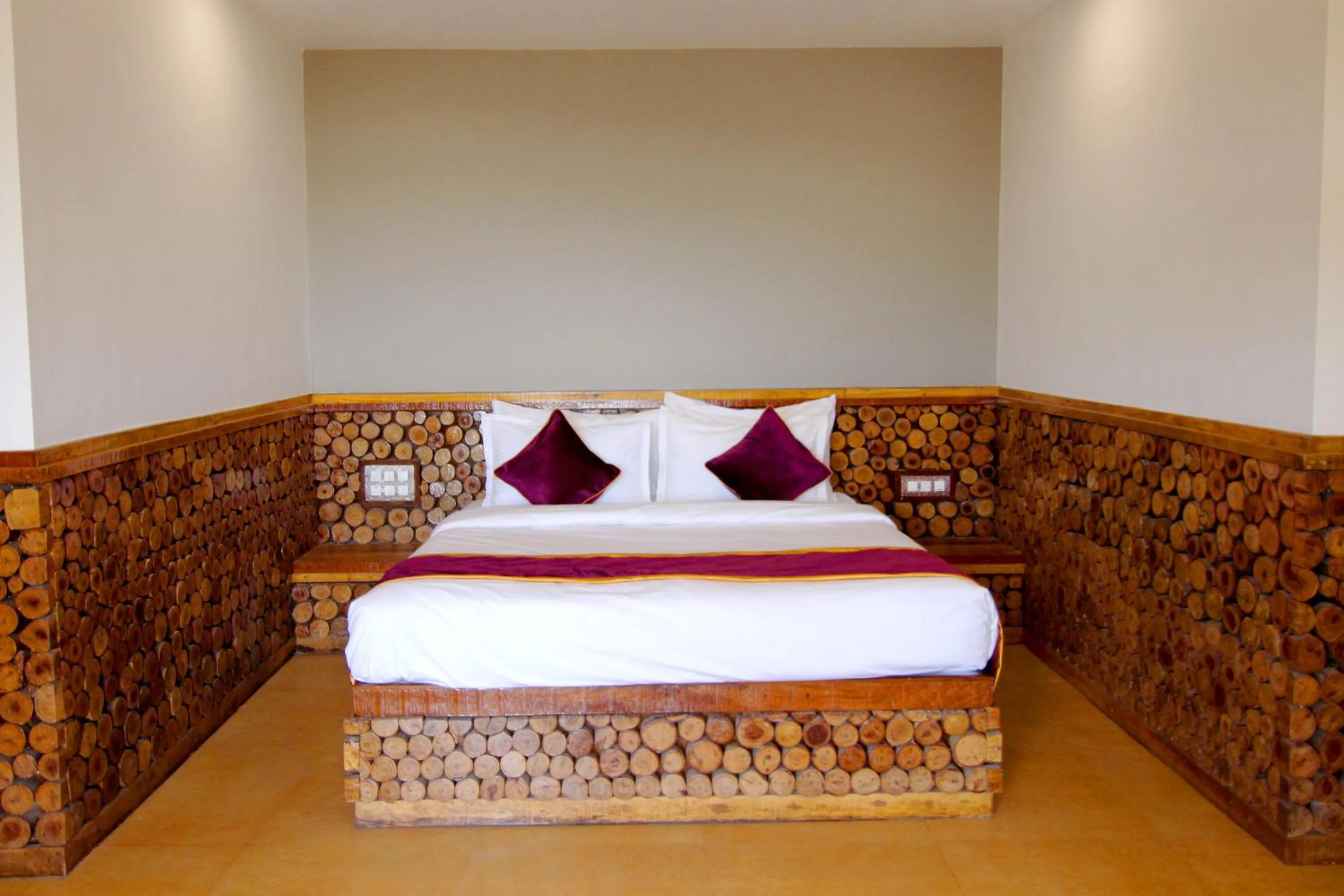 Bed in Forest County Resort Mahabaleshwar