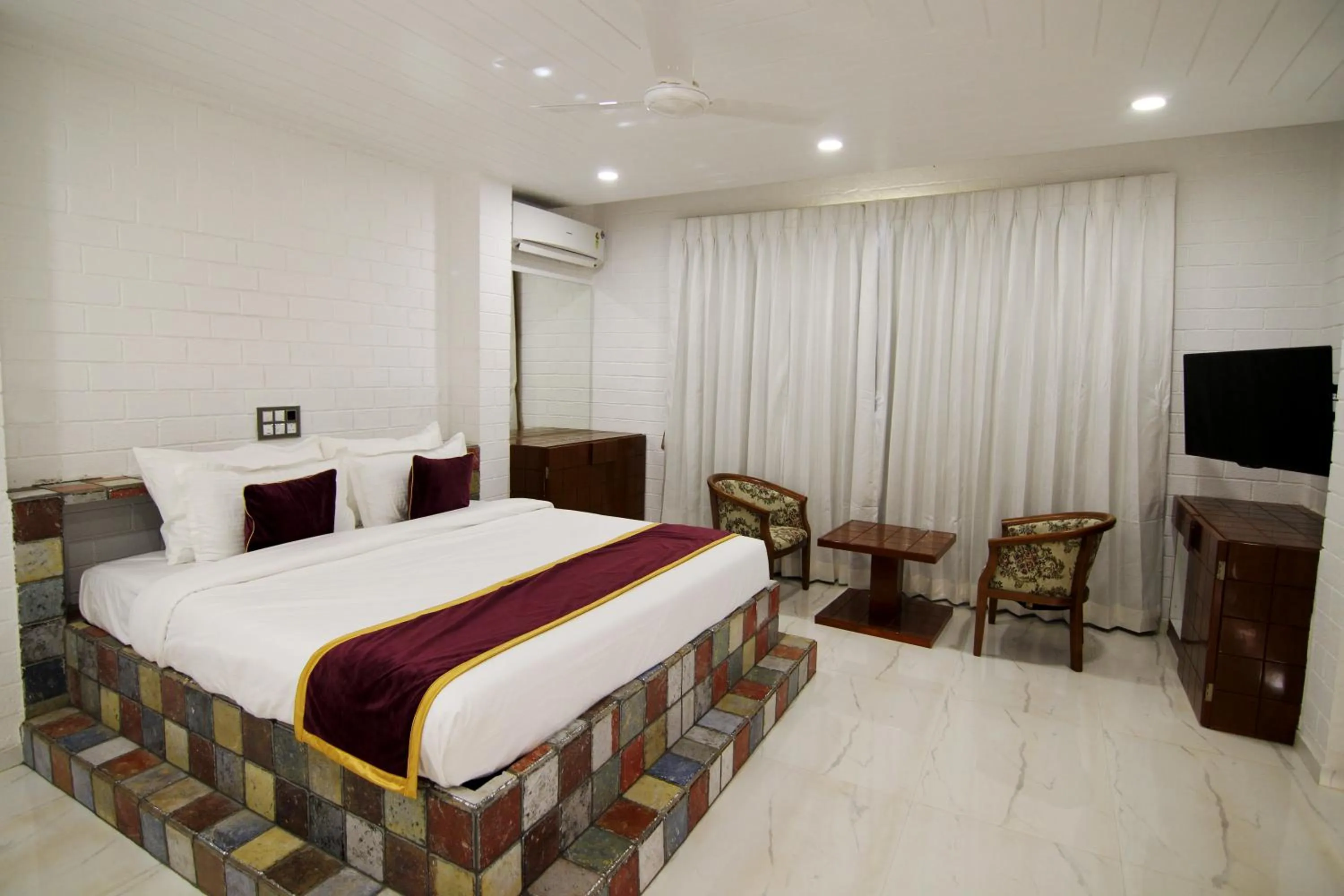 Bed in Forest County Resort Mahabaleshwar