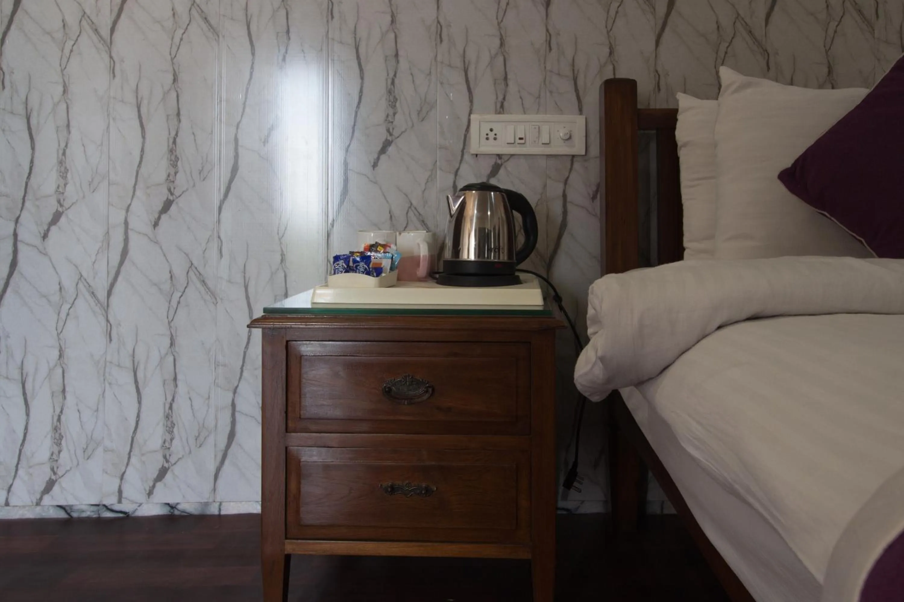 Bed in Forest County Resort Mahabaleshwar