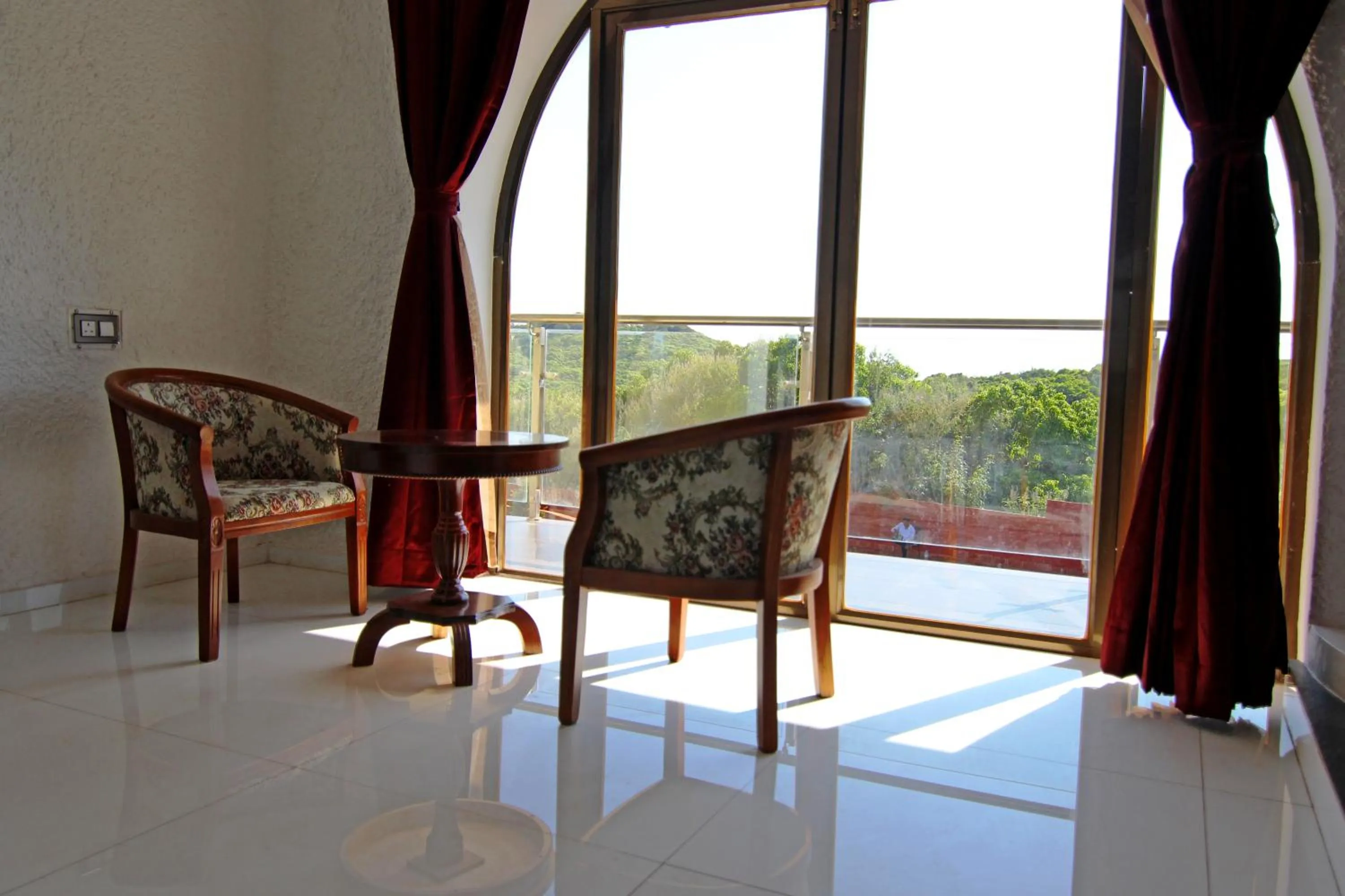 Seating area in Forest County Resort Mahabaleshwar