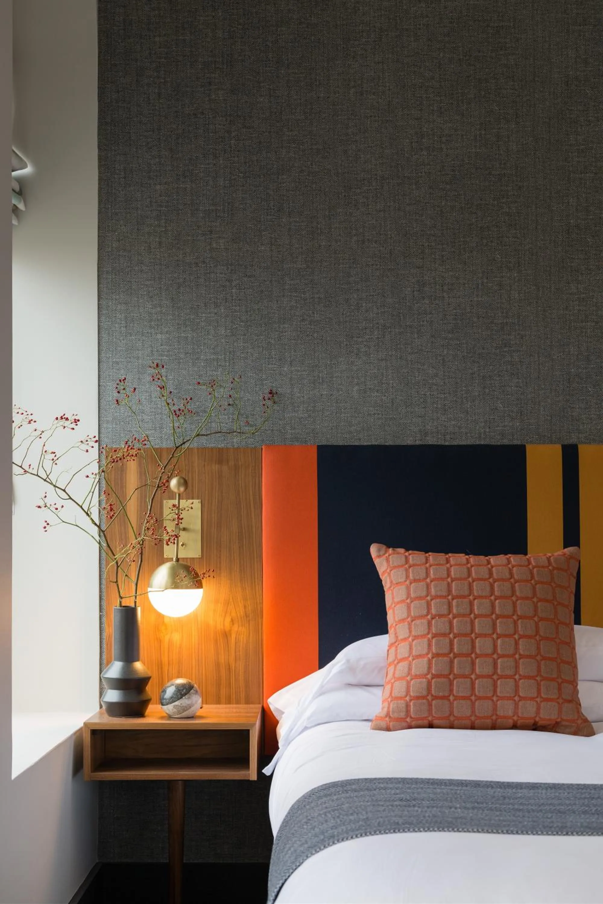 Decorative detail, Bed in The Hotel Salem