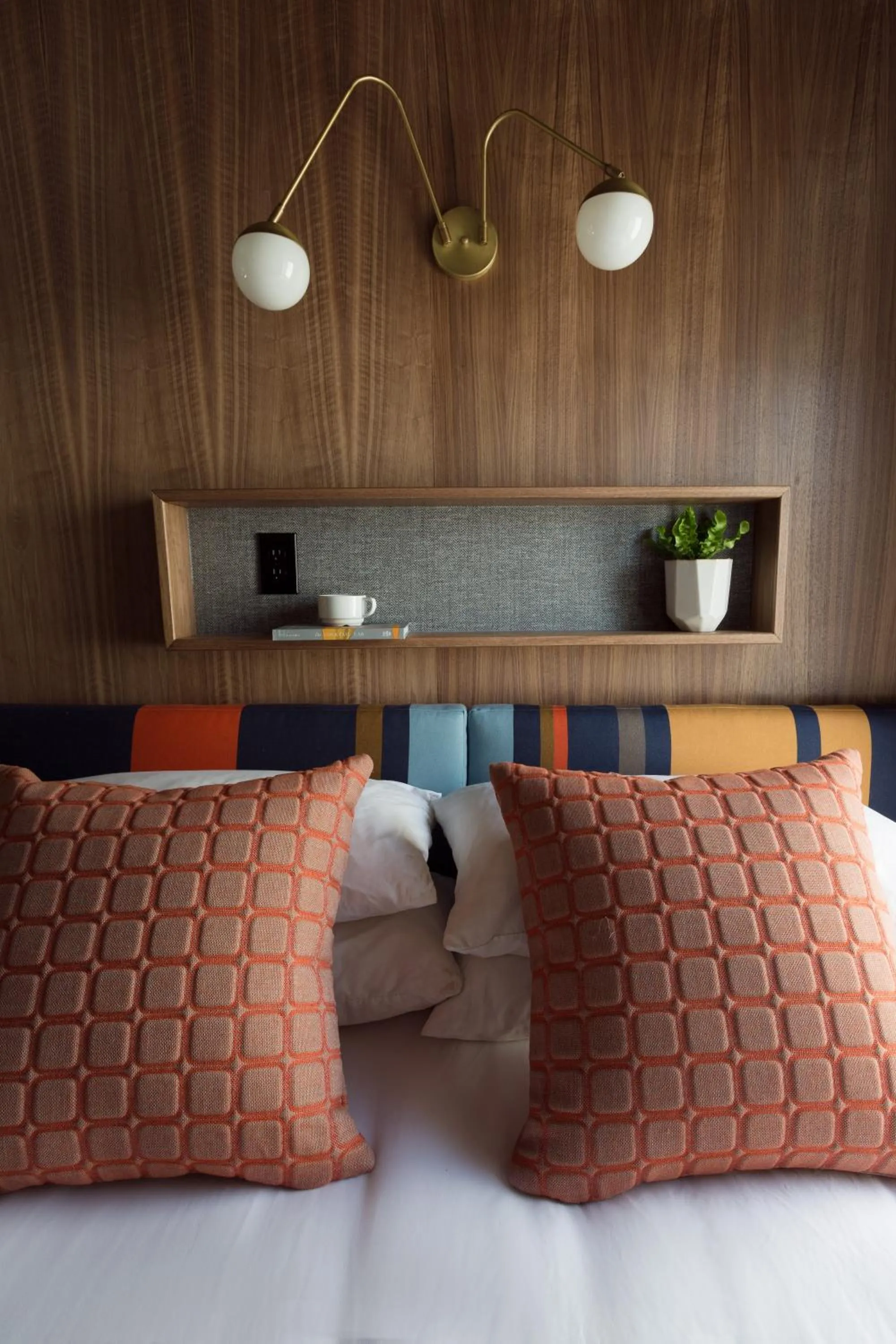 Decorative detail, Bed in The Hotel Salem