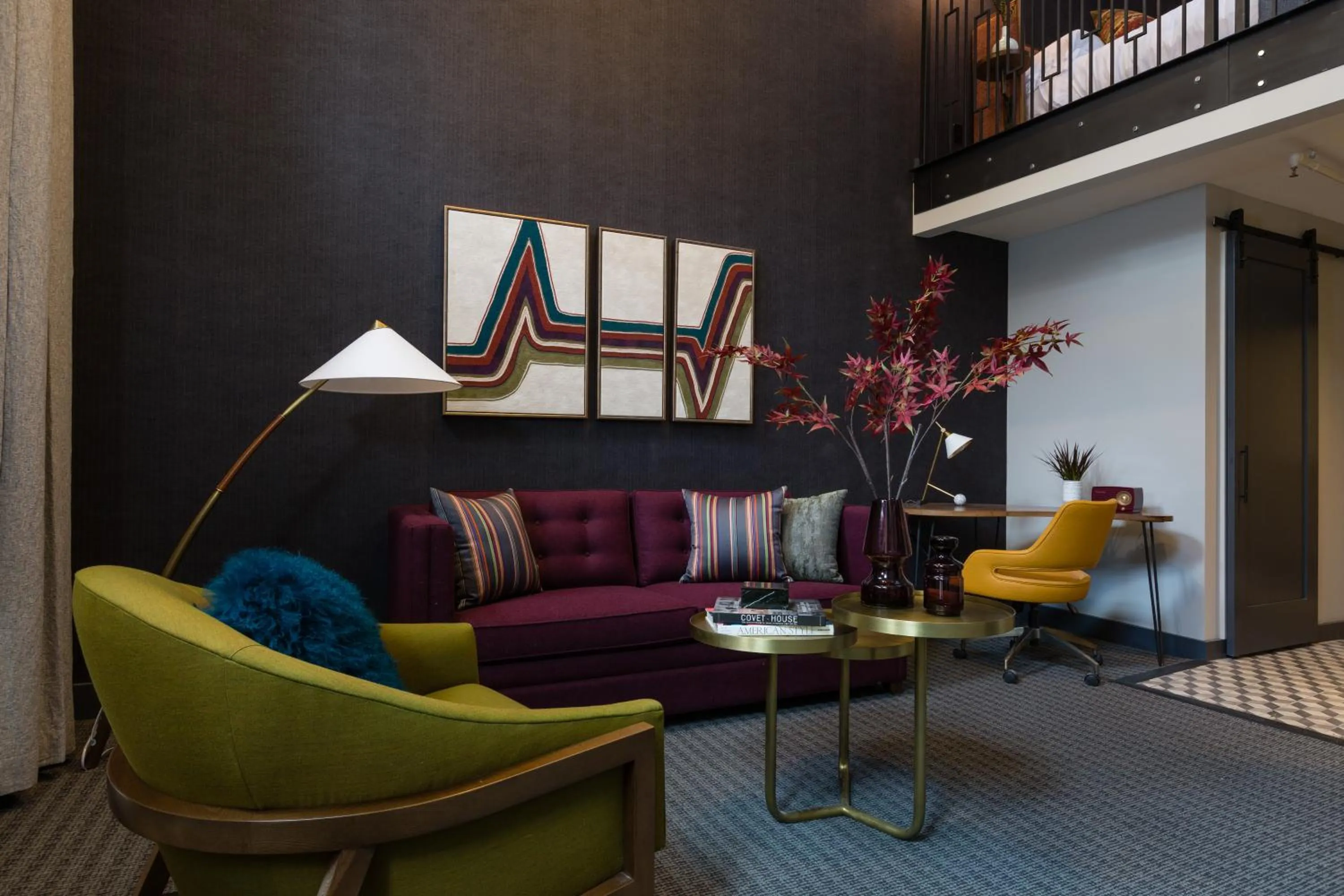 Living room in The Hotel Salem