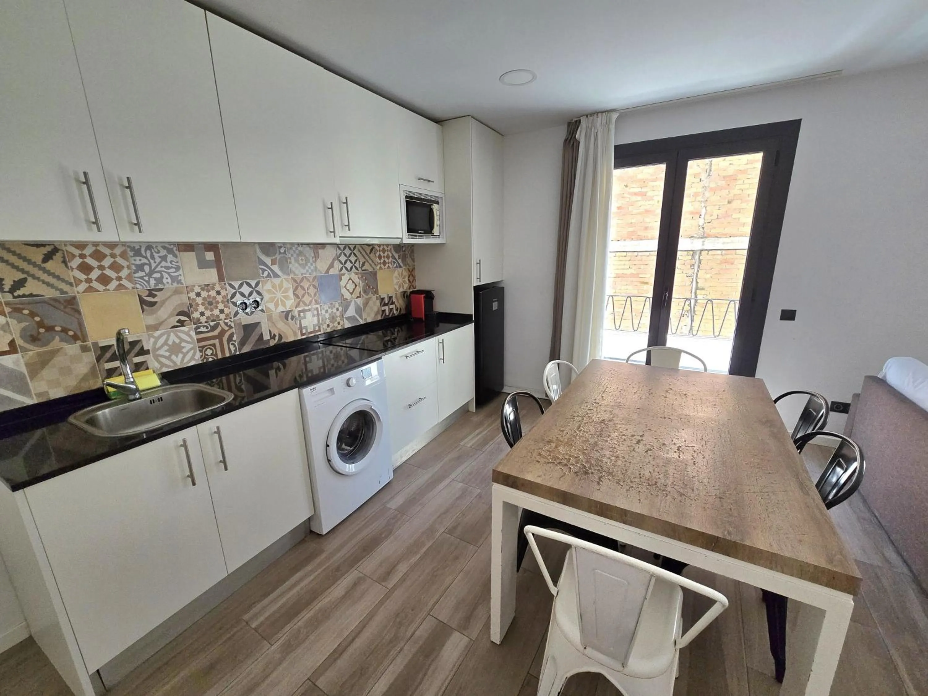 Kitchen or kitchenette in SM Apartments Station