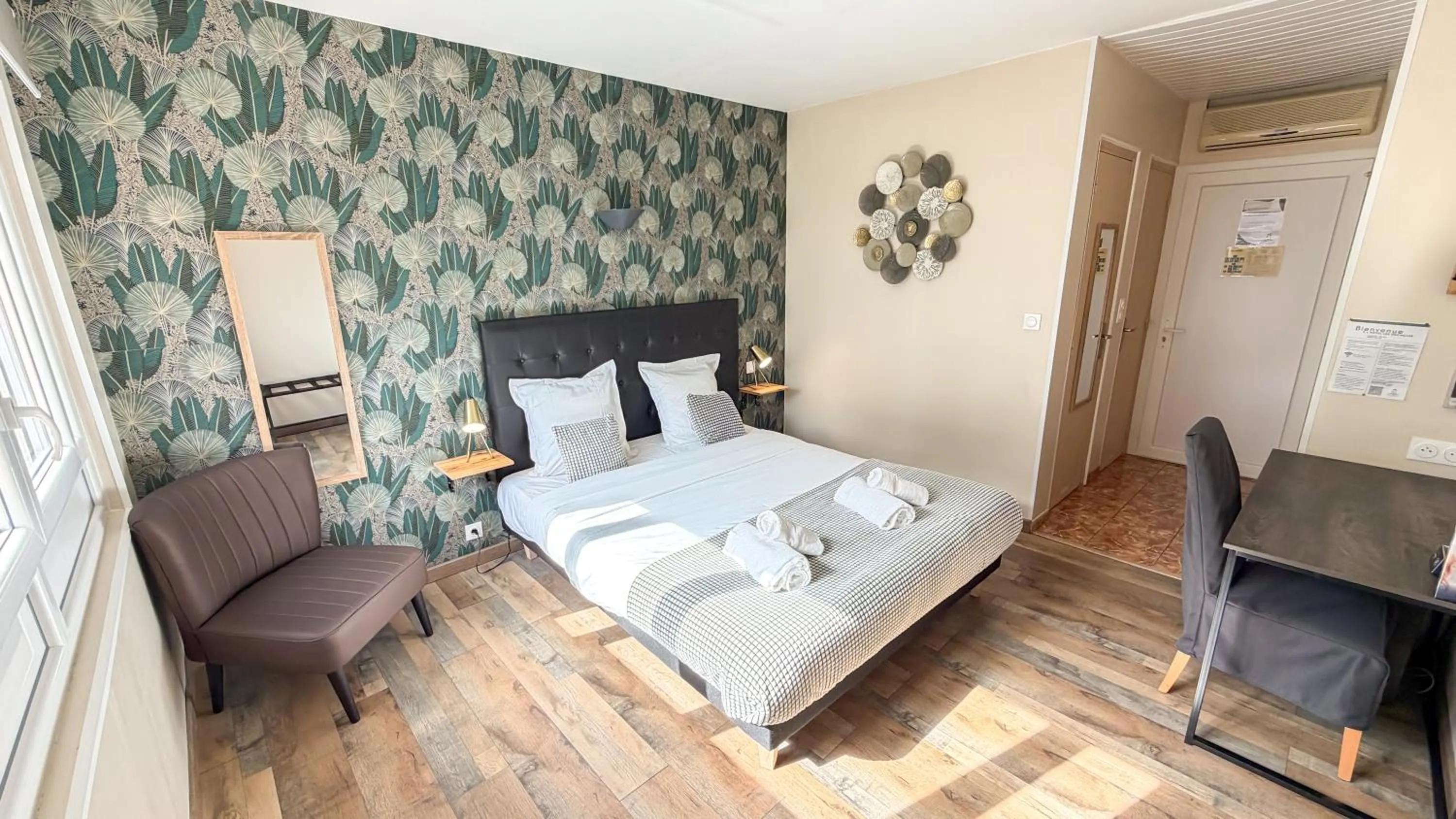 Bedroom, Bed in Hotel Les Rocailles