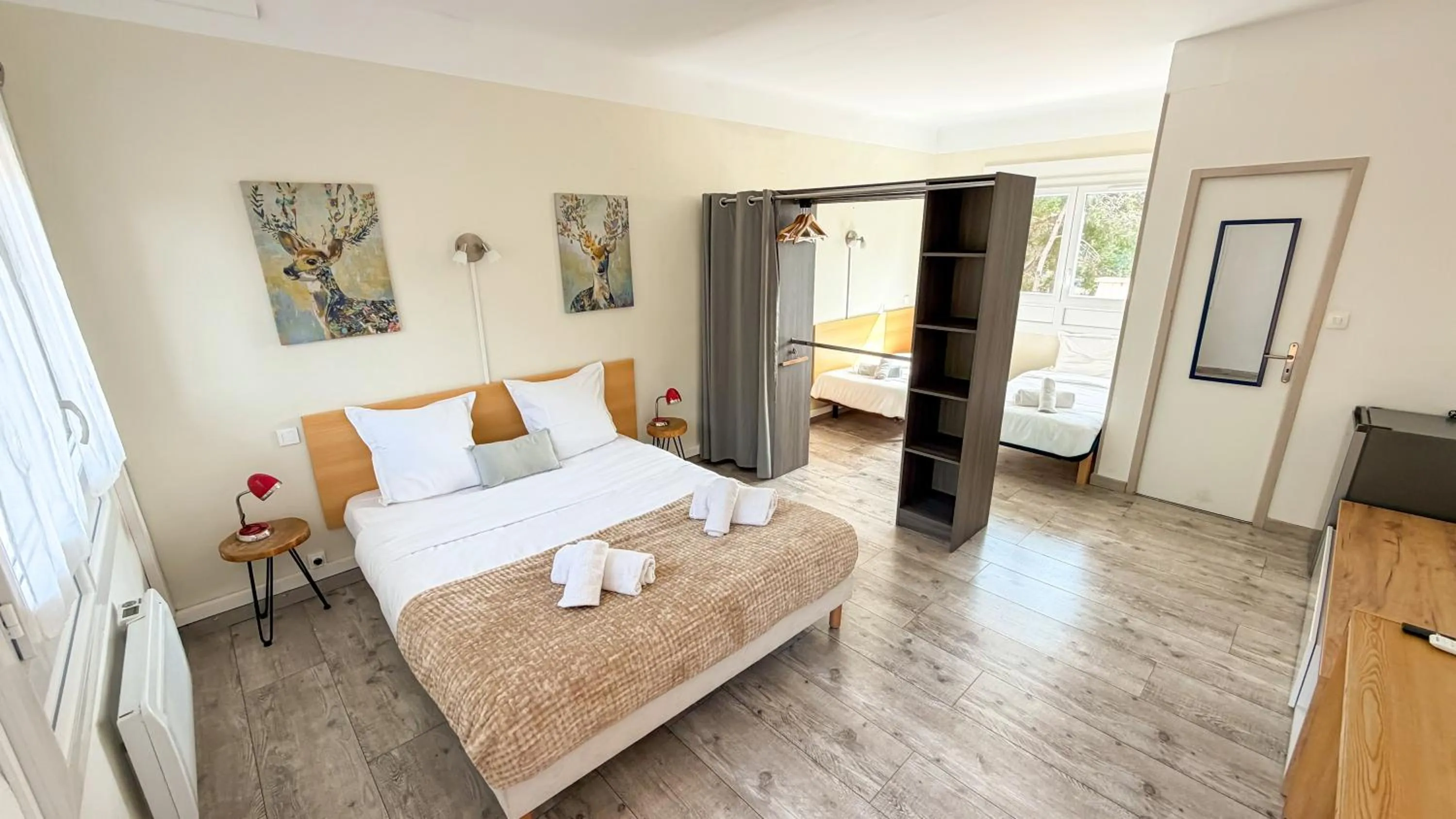 Bedroom, Bed in Hotel Les Rocailles