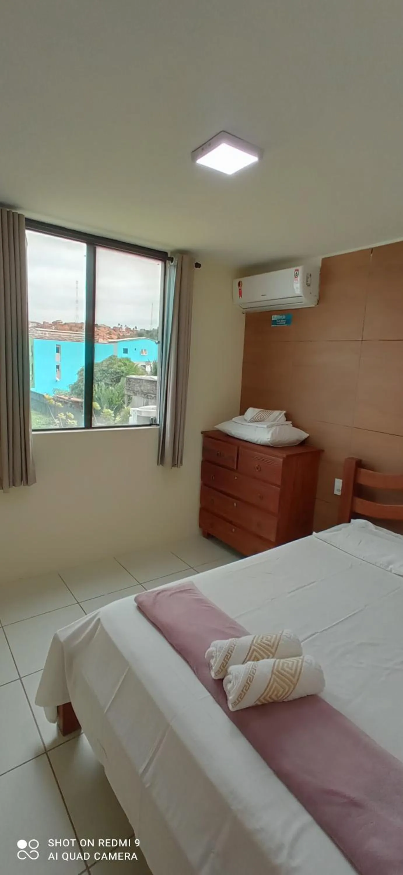 Bed in Lindo apartamento, pertinho do mar e com vista