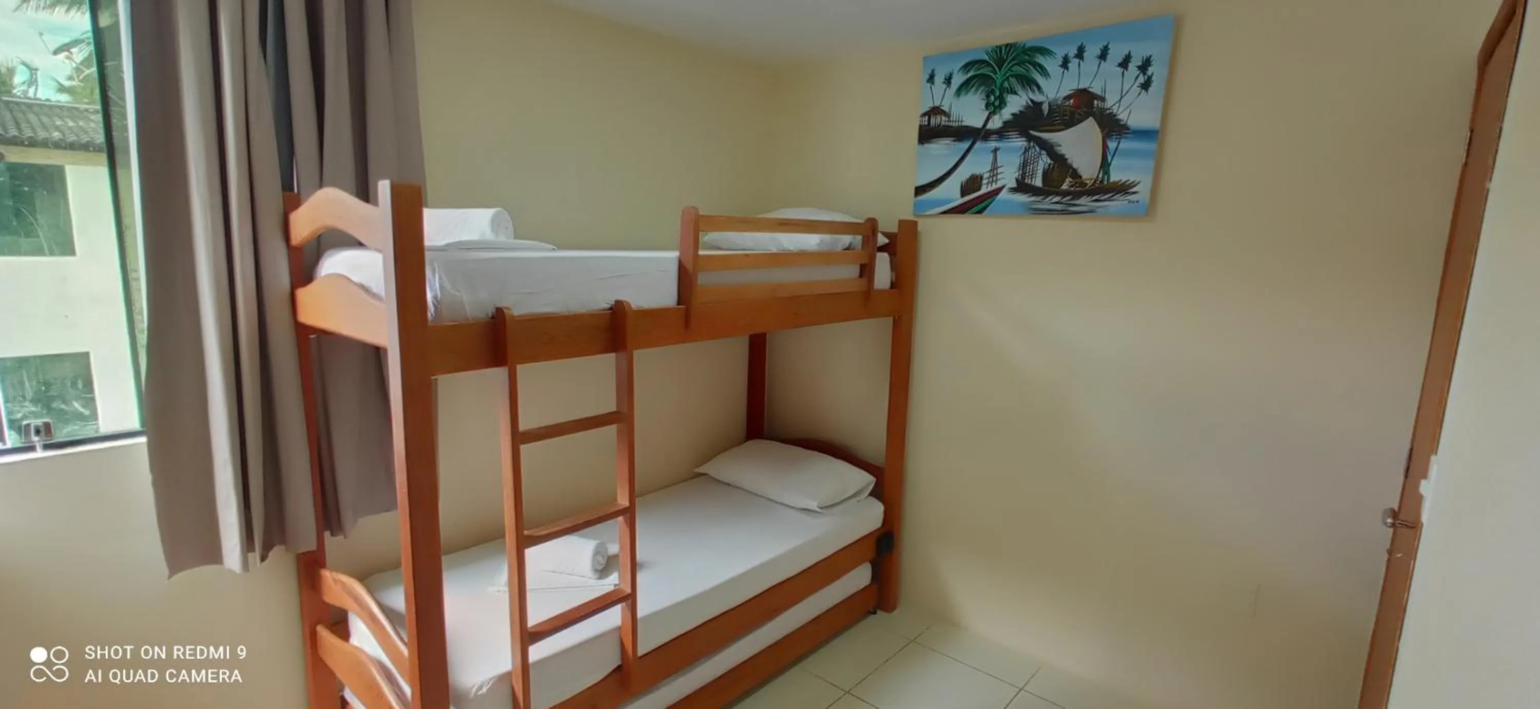 Bed in Lindo apartamento, pertinho do mar e com vista