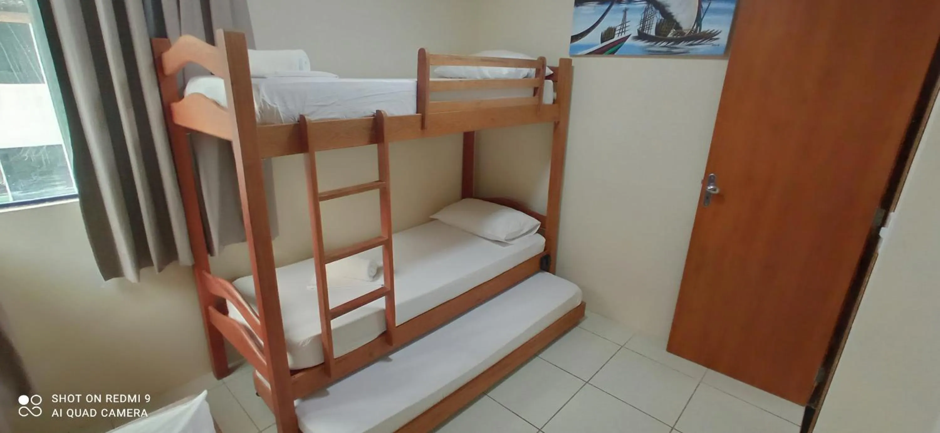 Bed in Lindo apartamento, pertinho do mar e com vista