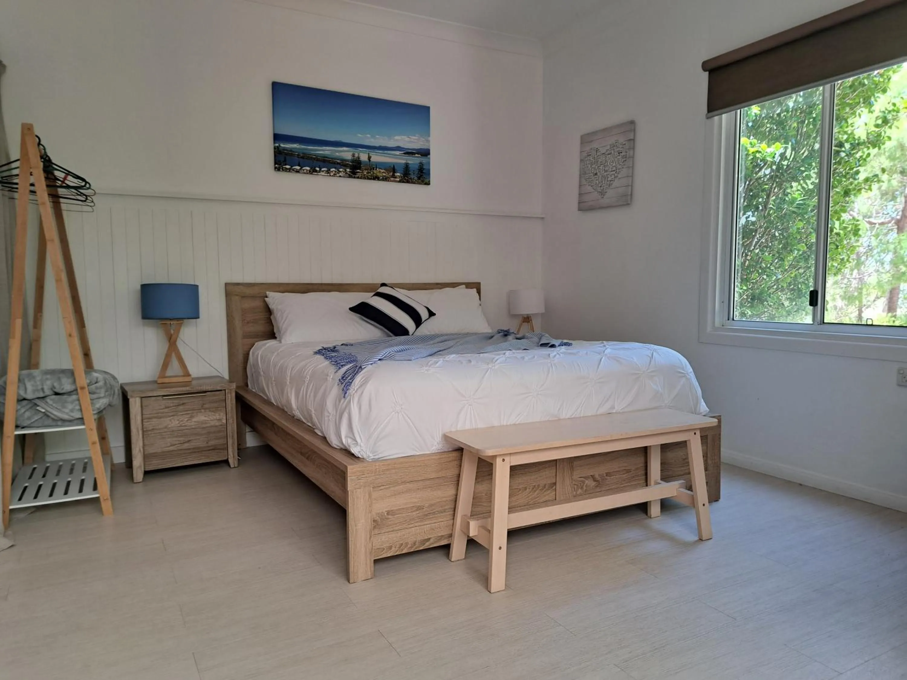 Bed in Forest view bungalow