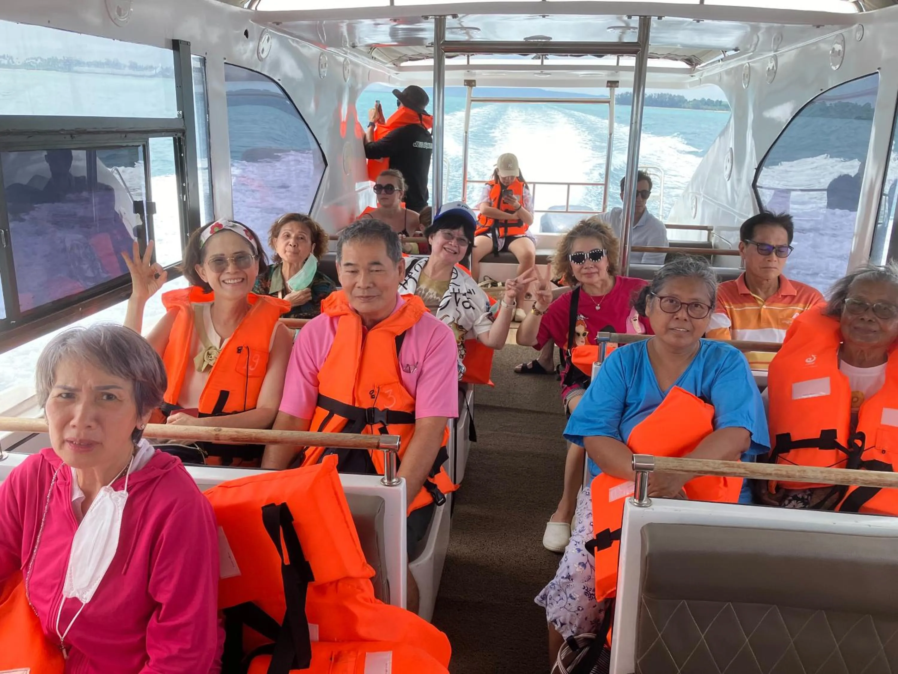 People in Naivacha Tent Koh Mak