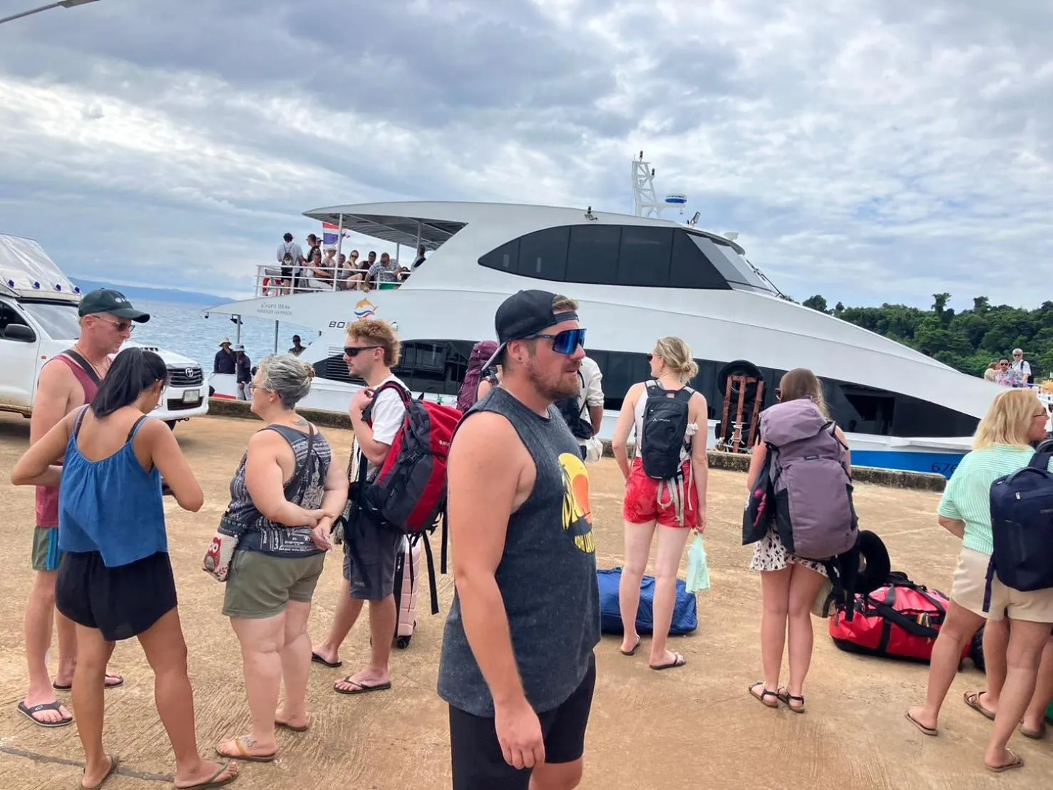 People in Naivacha Tent Koh Mak
