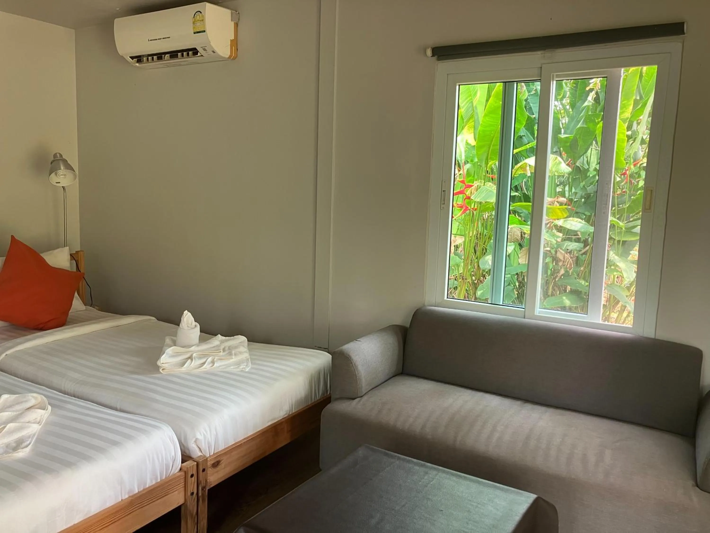 View (from property/room), Bed in Naivacha Tent Koh Mak